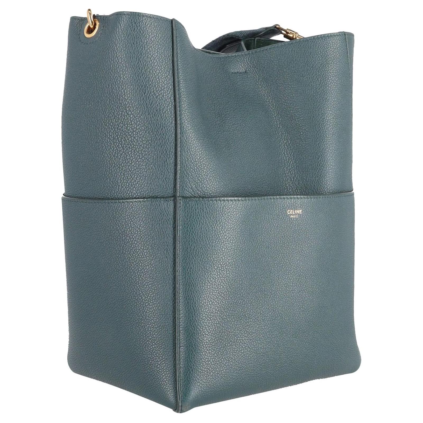 Celine Leather Bucket Bag