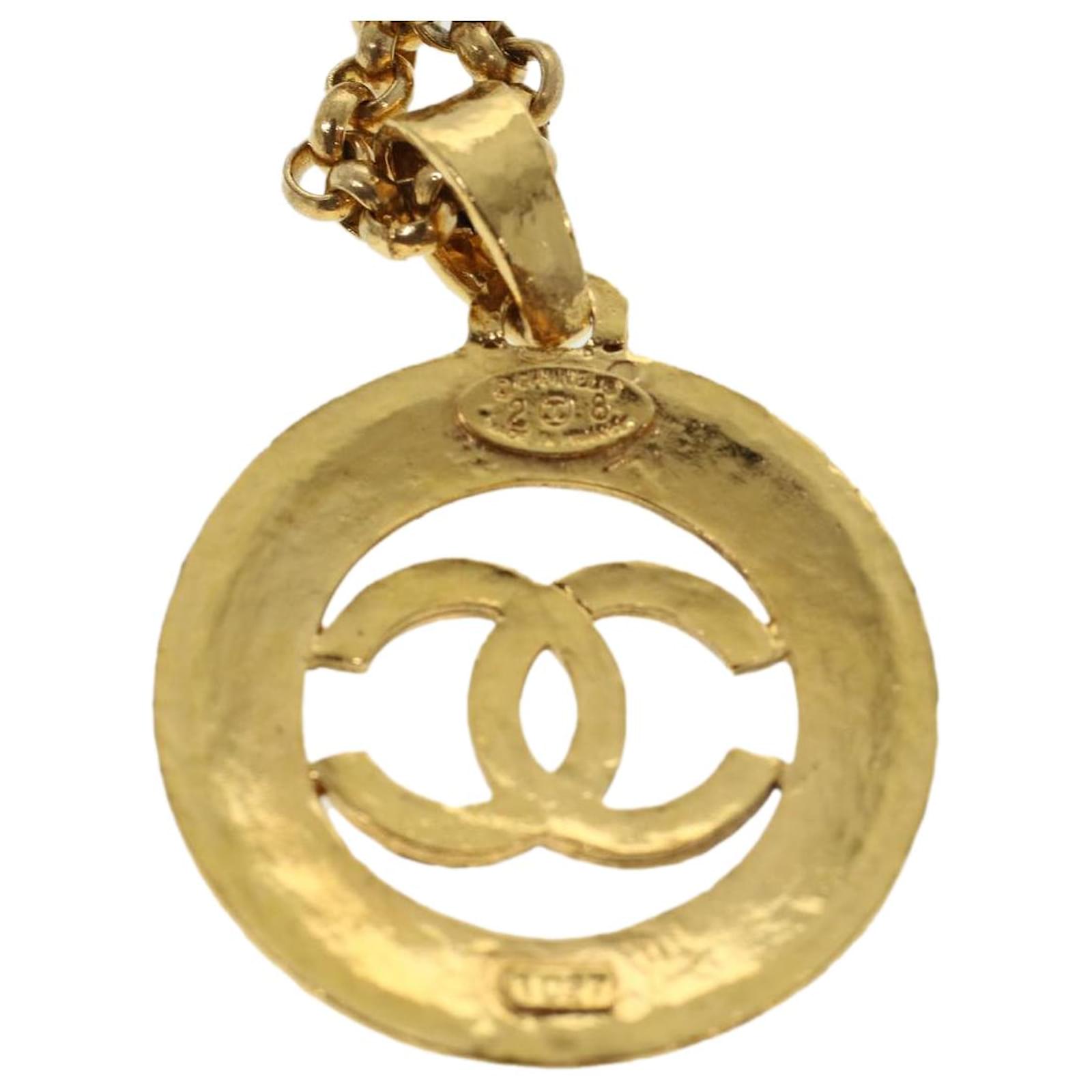 Chanel Metal Gold Tone Necklace