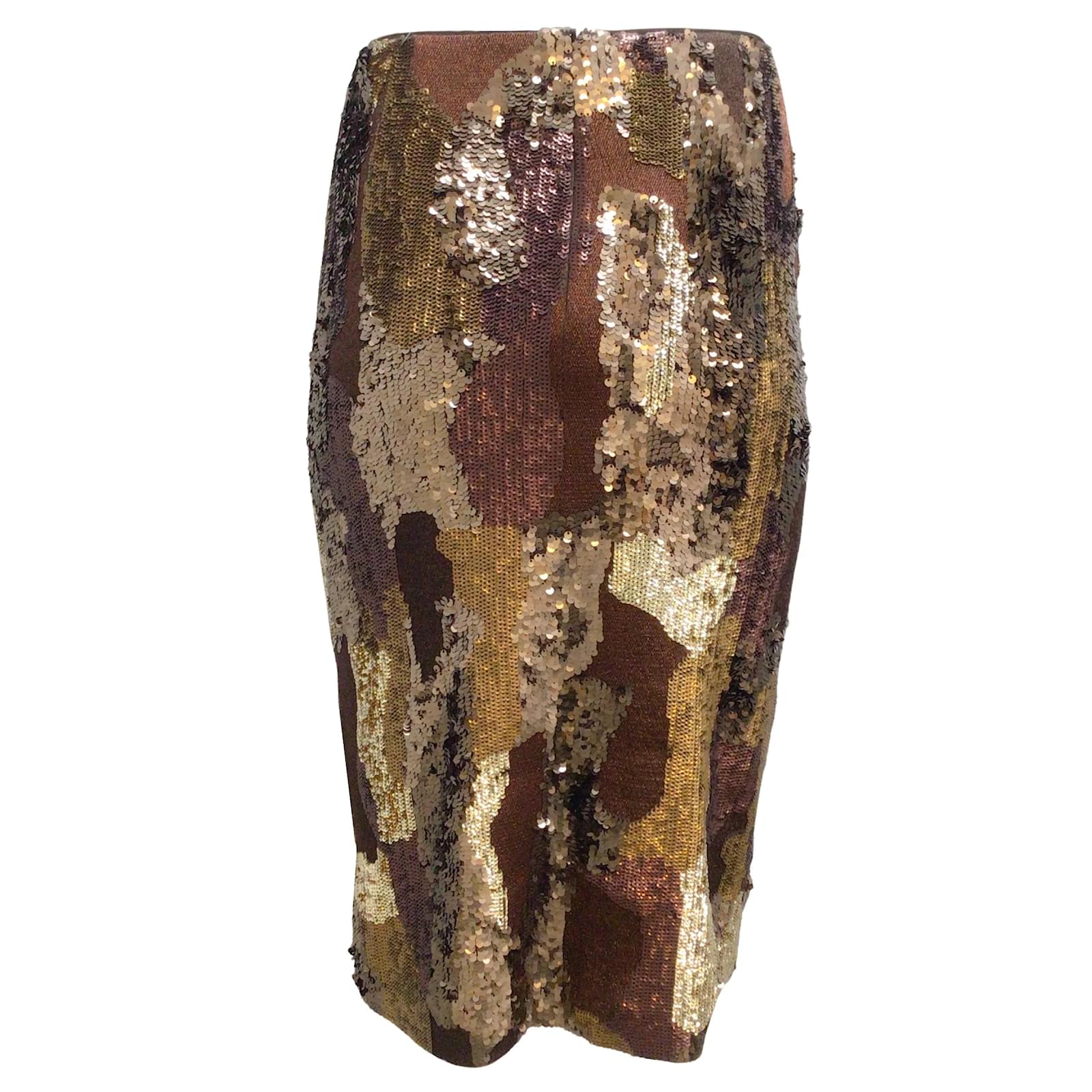 Lafayette gold hotsell sequin skirt