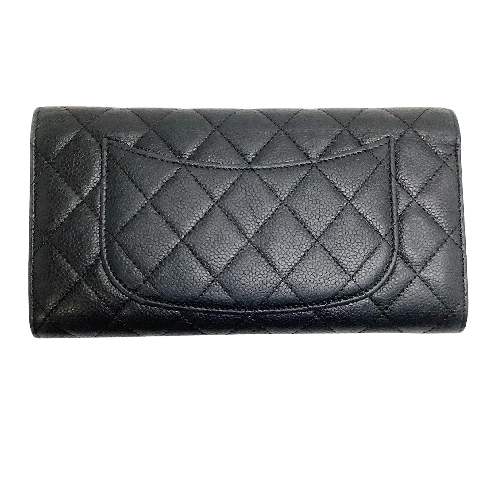 Purses, Wallets, Cases Chanel Chanel 2012 Black Caviar XL Wallet with Removeable Insert