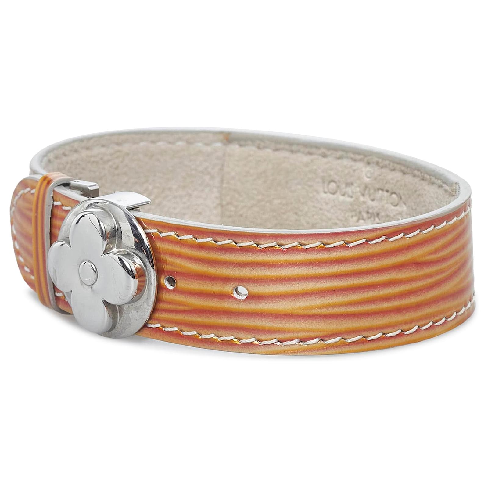 Louis Vuitton Orange Cyber Epi Good Luck Bracelet Leather ref.940864 - Joli  Closet