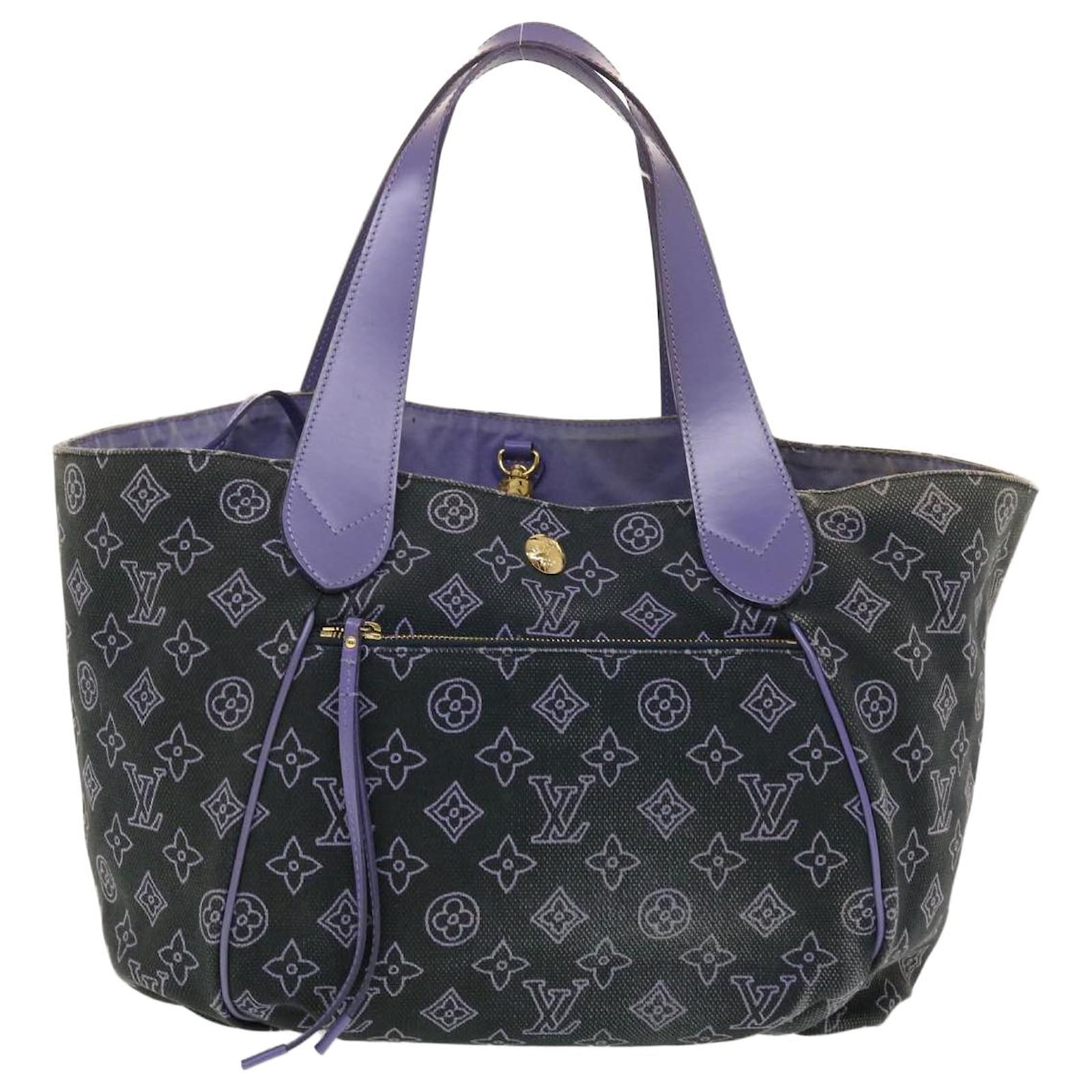 LOUIS VUITTON Beach line Kavai Panema PM Tote Bag Canvas Purple