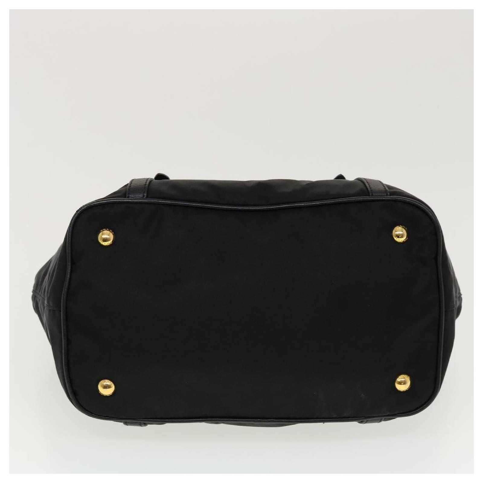 Prada Hand Bag Nylon 2way Black Auth 42871 ref.JC942049 (Sold