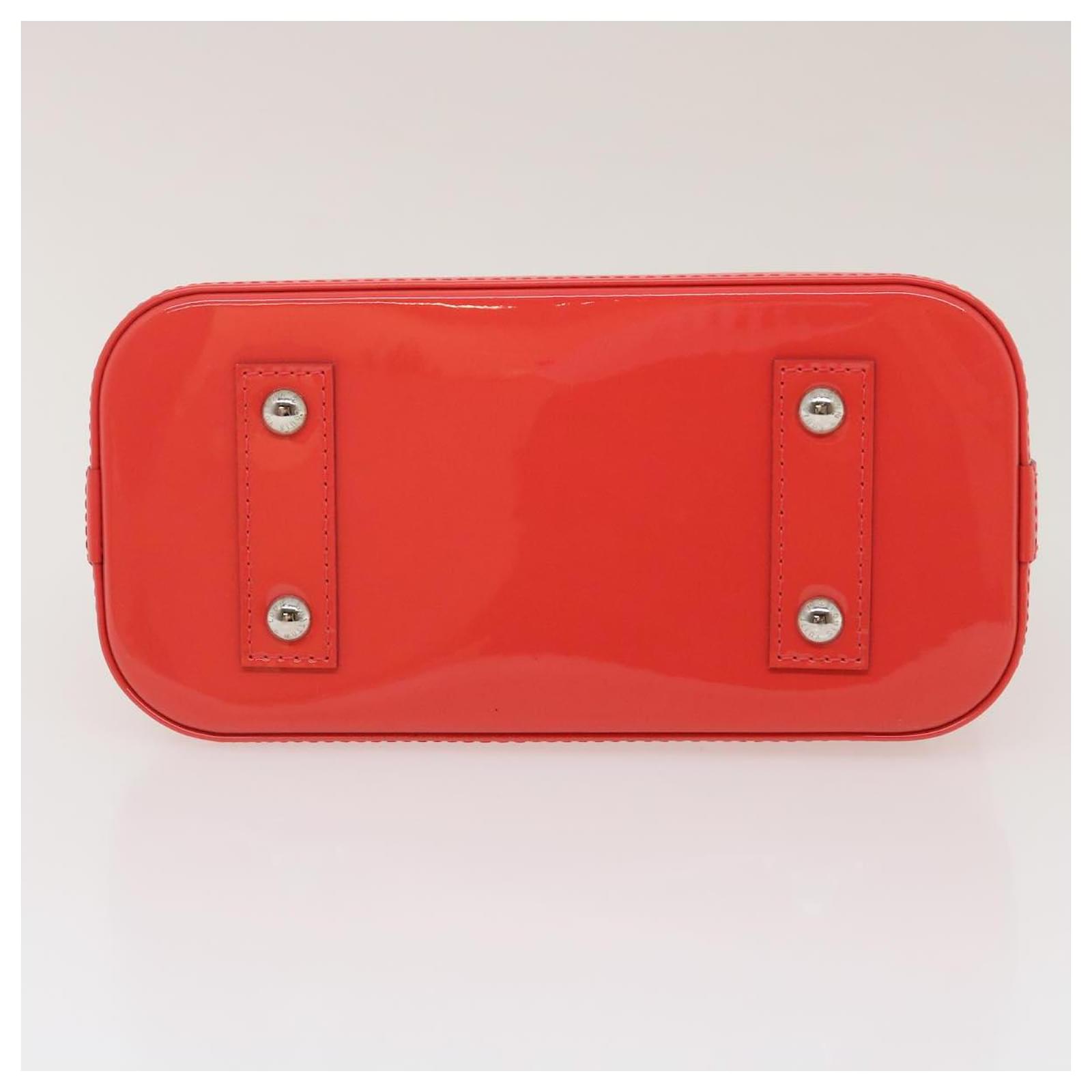 LOUIS VUITTON Vernis Rayures Alma BB 2Way Hand Bag Pink M91593 LV Auth  ai616 Patent leather ref.942106 - Joli Closet