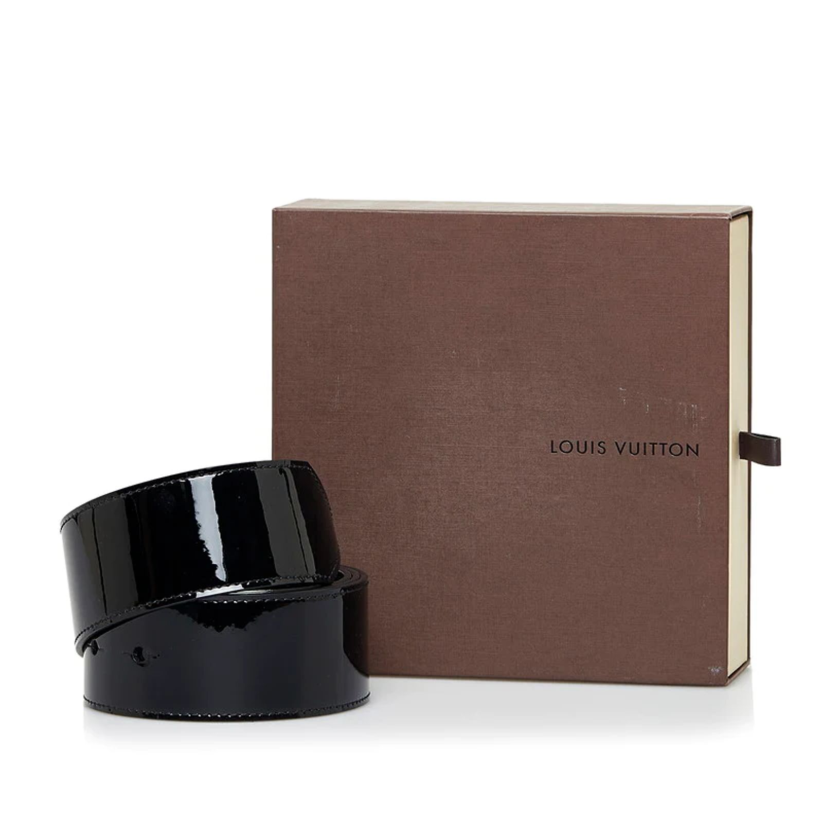 Louis Vuitton Patent Leather Belt MP144 Black ref.JC942346  display picture 3