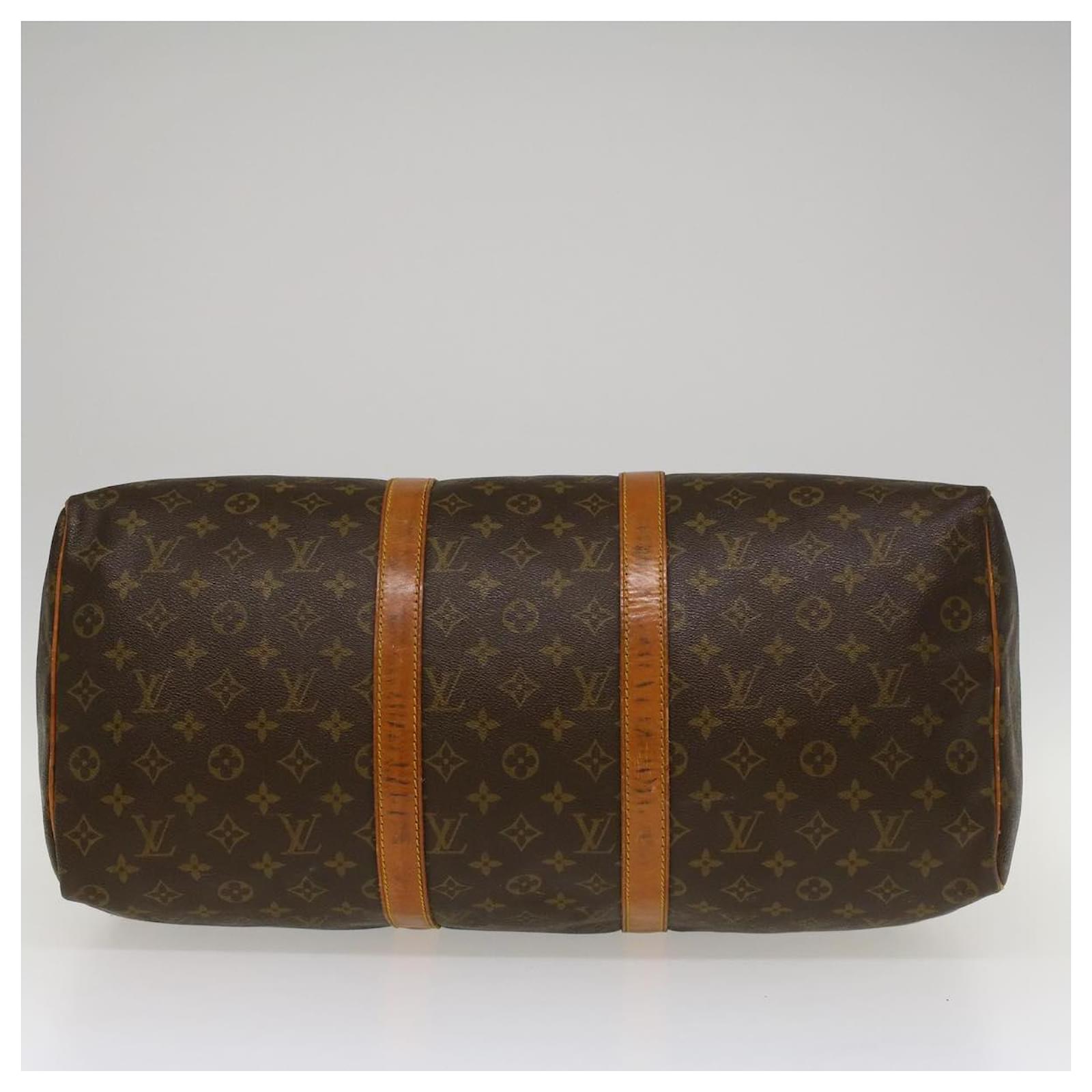 Louis Vuitton Monogram Keepall 50 Boston Bag Vintage M41426 LV Auth Z055  Cloth ref.943000 - Joli Closet