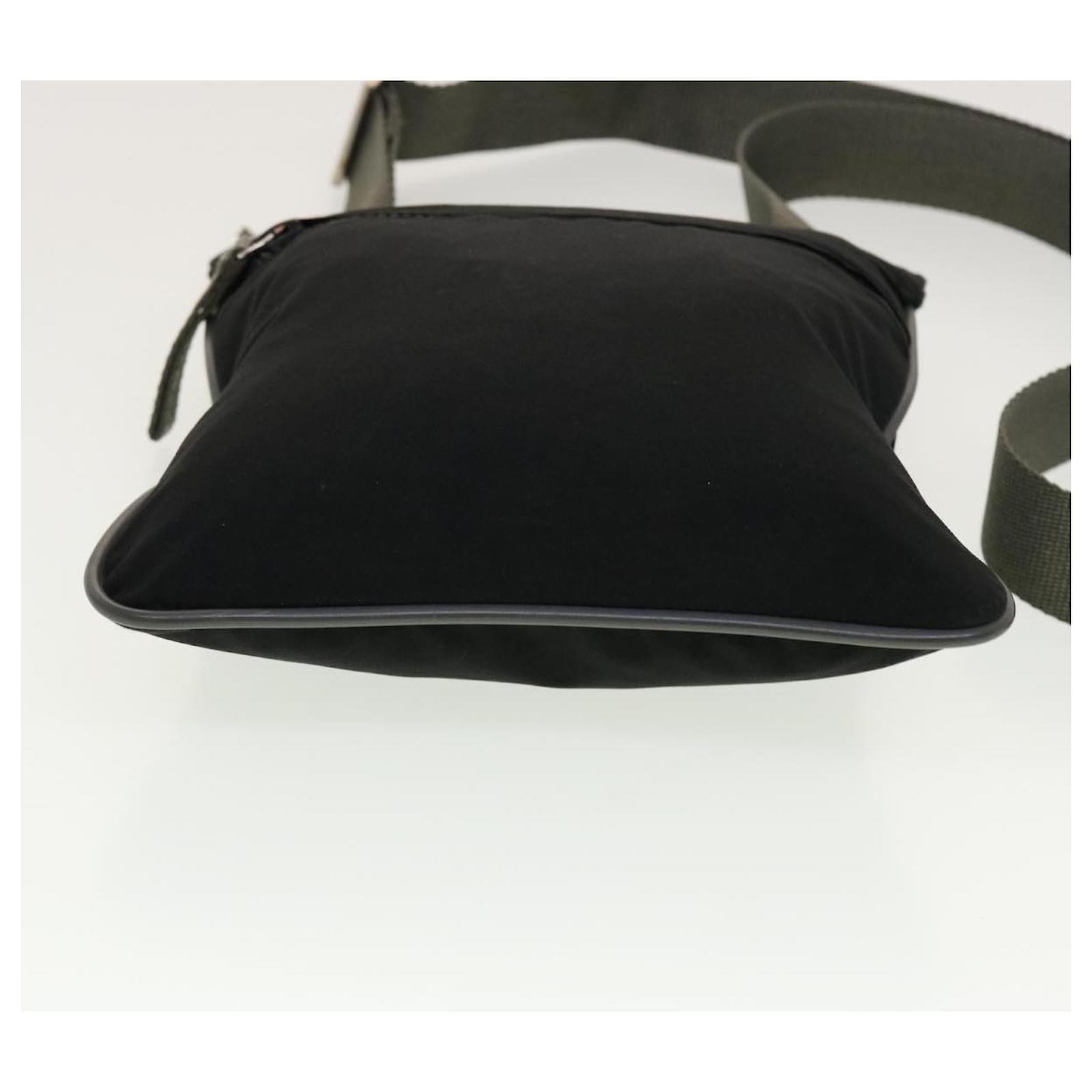 PRADA Sports Shoulder Bag Nylon Black Auth ki2999 ref.943042