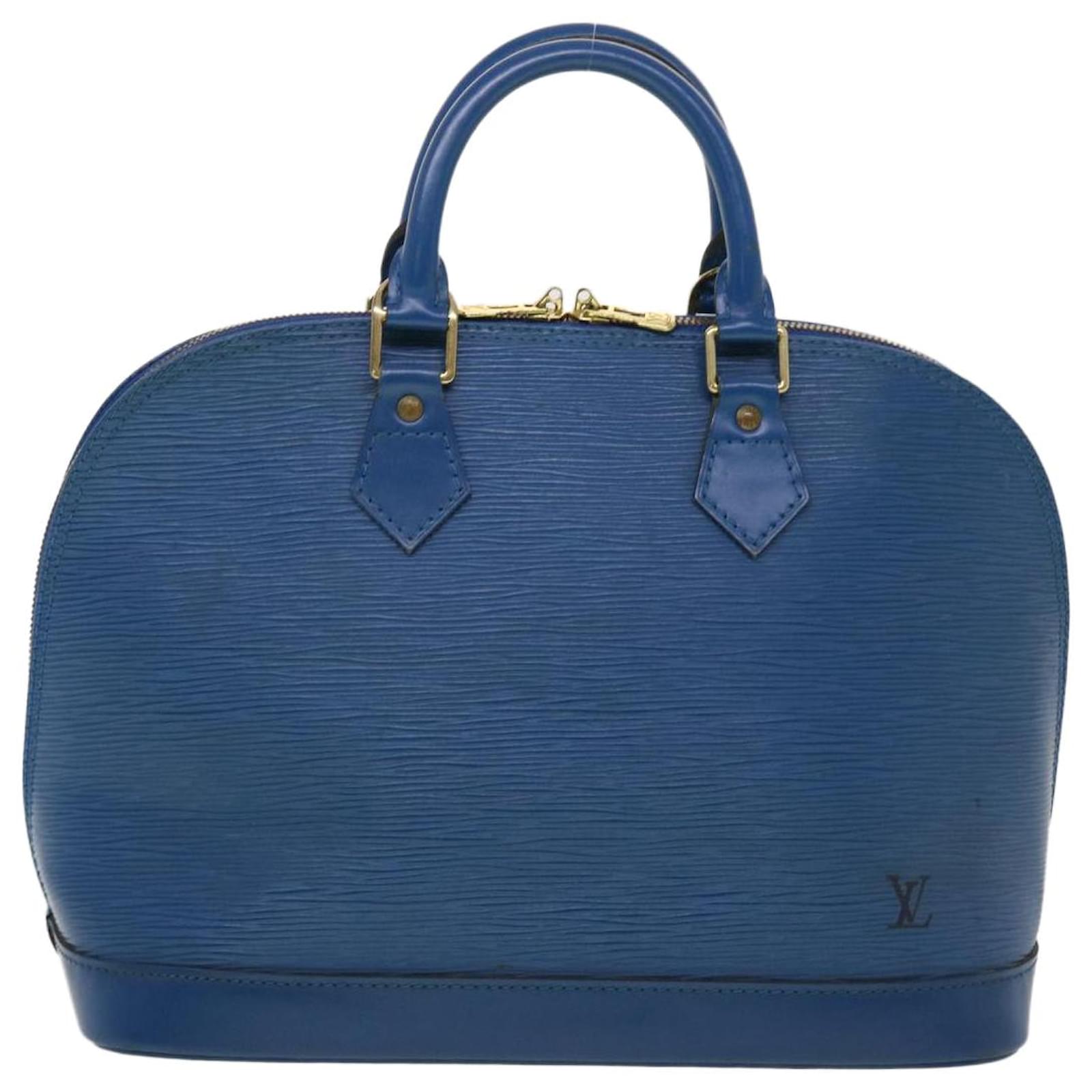 Louis Vuitton Alma small model handbag in vanilla yellow epi leather