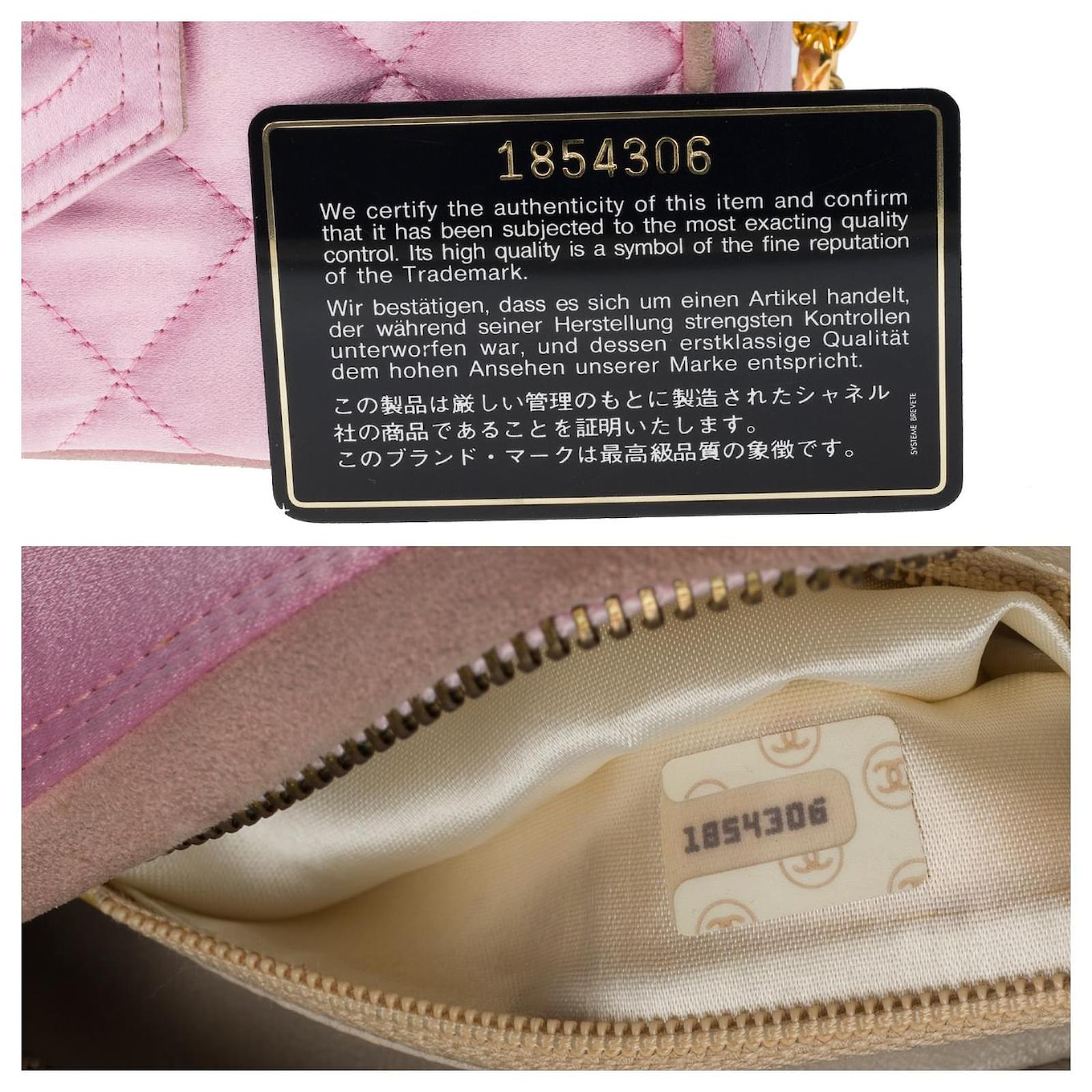CHANEL Camera Bag in Pink Silk - 101179 ref.943115 - Joli Closet