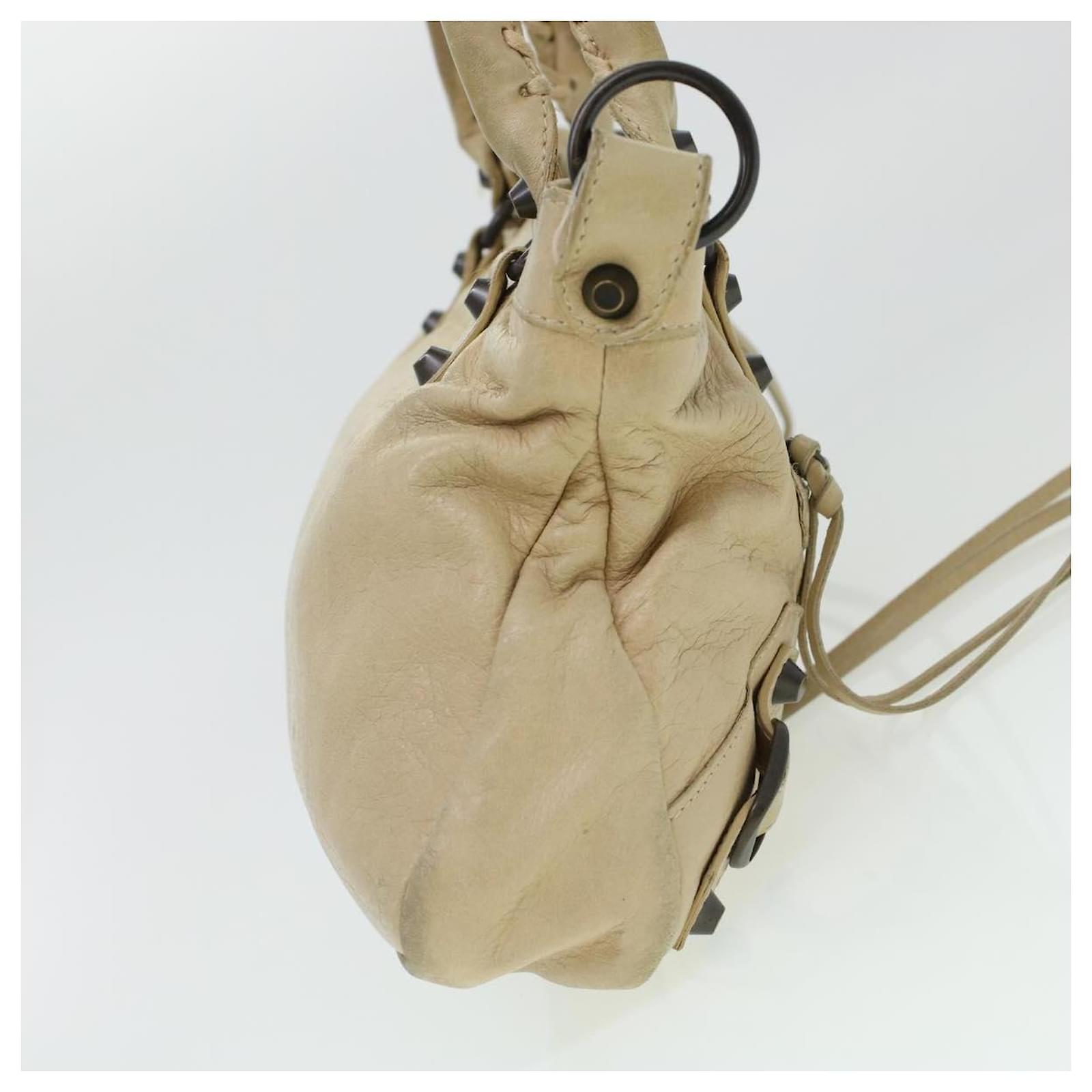 極美　BALENCIAGA THE FIRST 2WAY BAG 103208 Balenciaga the first 2 Way Shoulder Bag 103208 in Green