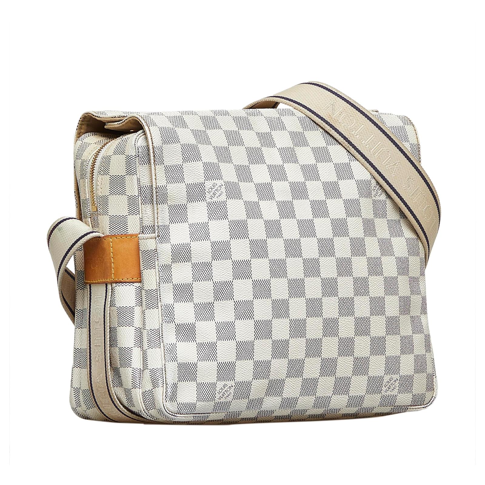 Louis Vuitton Damier Azur Naviglio Shoulder Bag N51189 LV Auth nh257