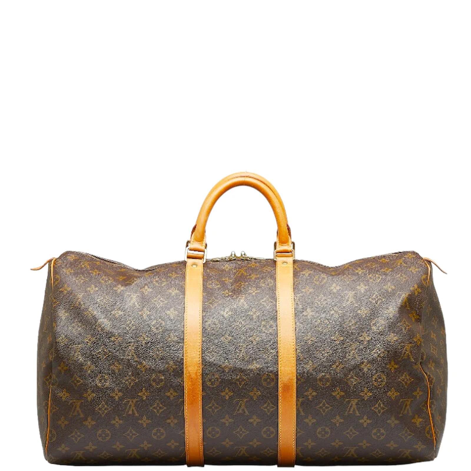 Louis Vuitton Monogram Keepall 55 M41424 Brown Cloth ref.944649 - Joli  Closet