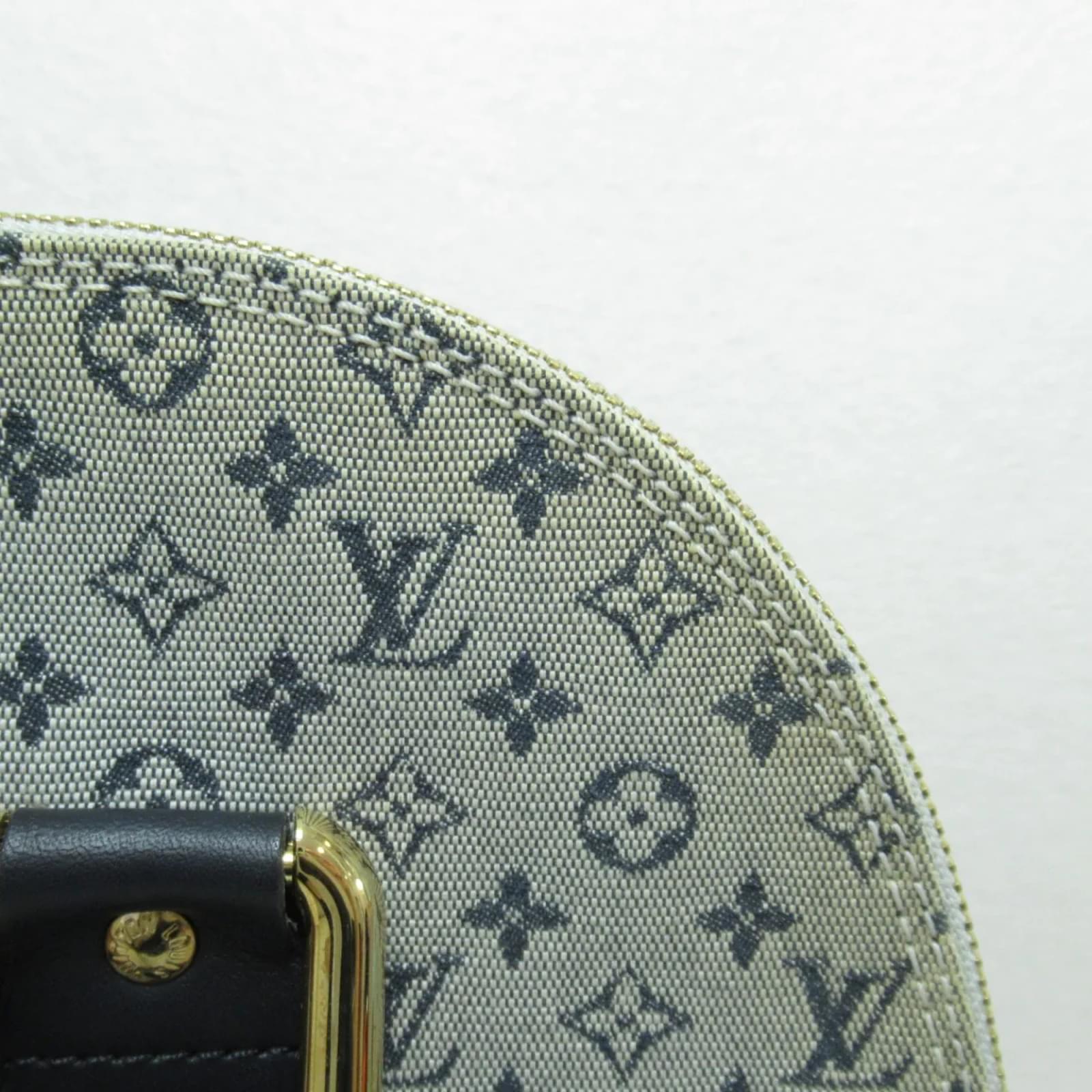 Louis Vuitton Monogram Mini Lin Alma Haut M92203 Grey Cloth ref