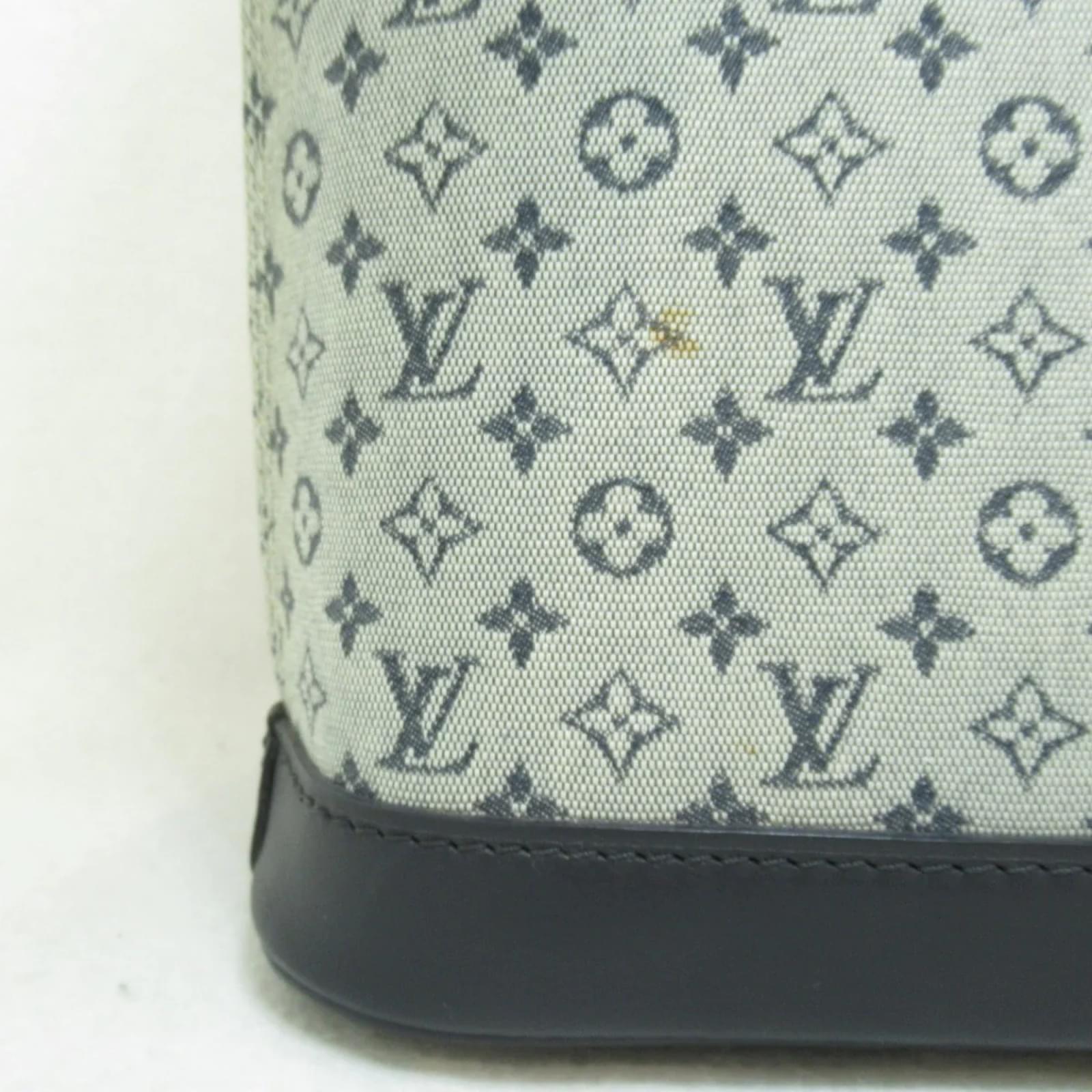 LOUIS VUITTON Monogram Mini Alma Haut Hand Bag Khaki M92203 LV