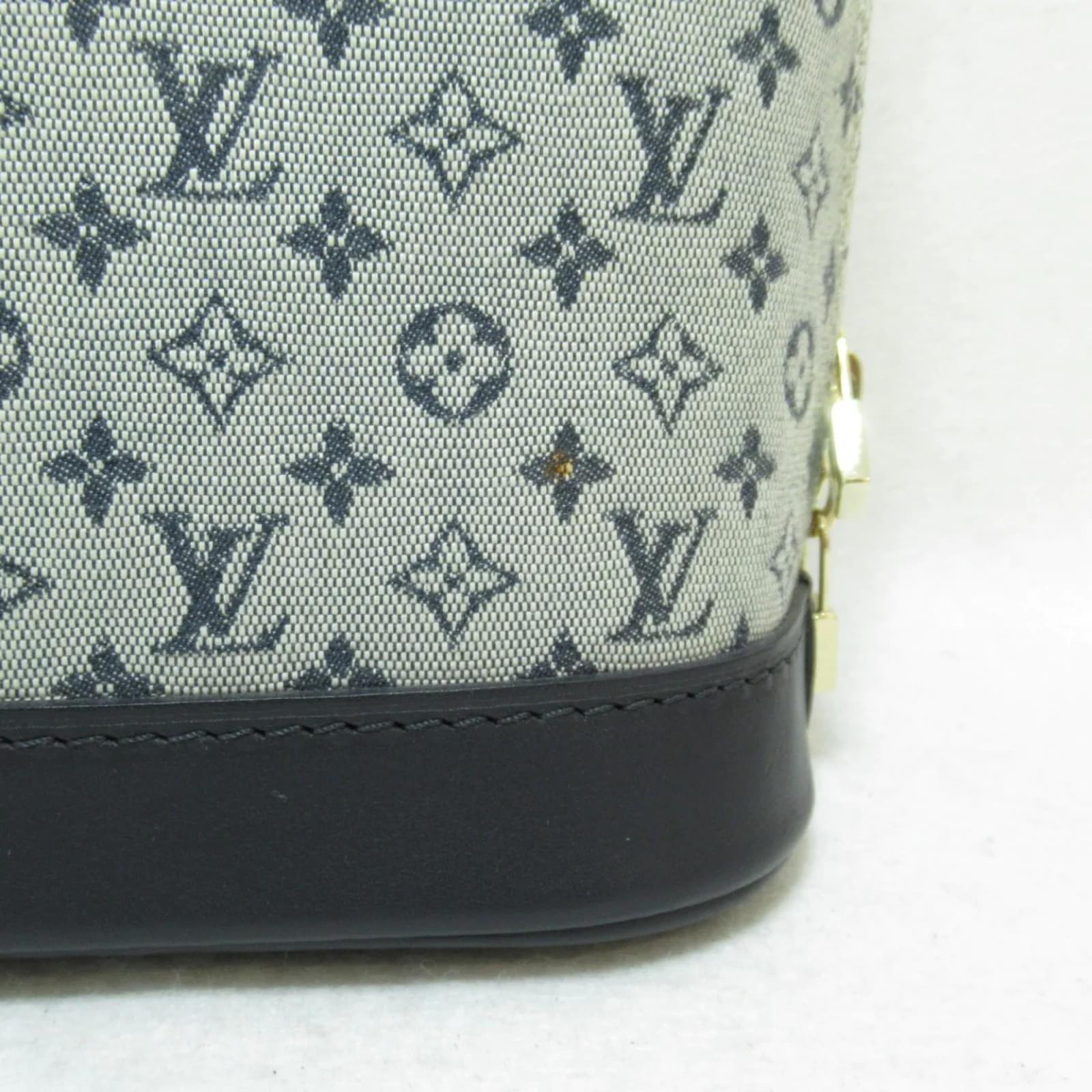 Louis Vuitton Monogram Mini Lin Alma Haut M92203 Grey Cloth ref
