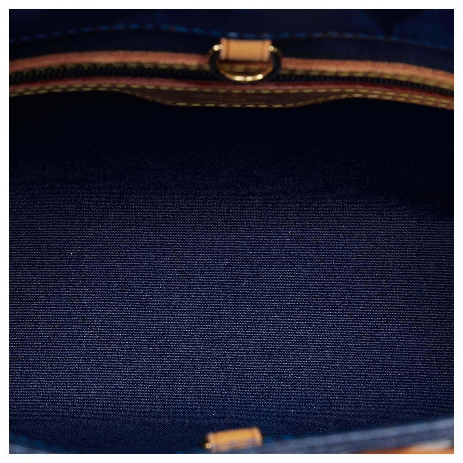 Louis Vuitton - Navy Blue Monogram Vernis Ikat Catalina BB Handbag