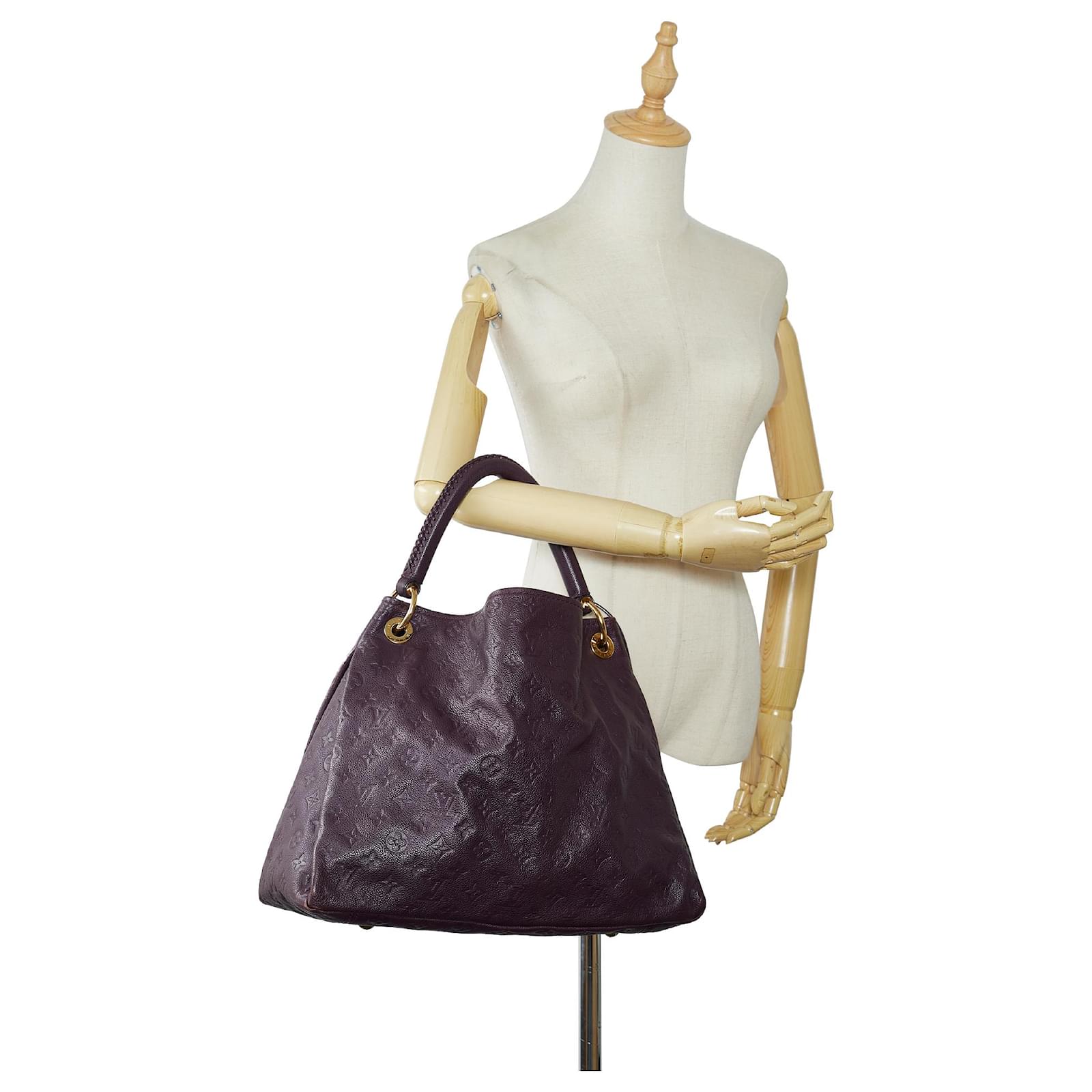 Louis Vuitton Purple Monogram Empreinte Artsy MM Leather Pony-style  calfskin ref.946548 - Joli Closet