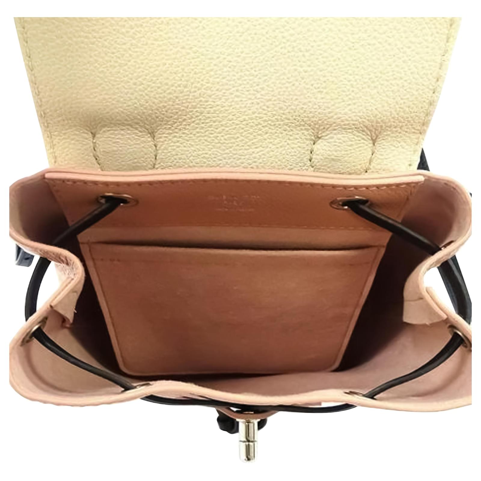 Louis Vuitton Lockme Leather Backpack Pink