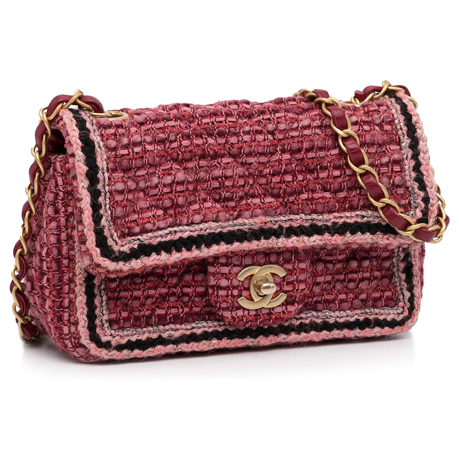 Chanel Mini Classic Tweed Single Flap in 2023