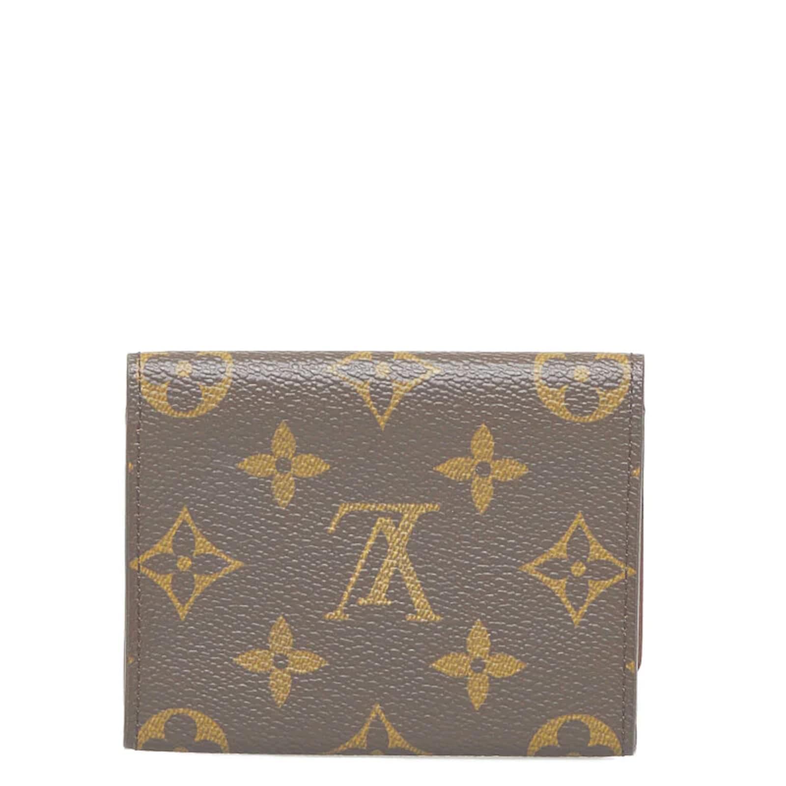 Louis Vuitton Monogram Card Case M63801 Brown Cloth ref.947943 - Joli Closet