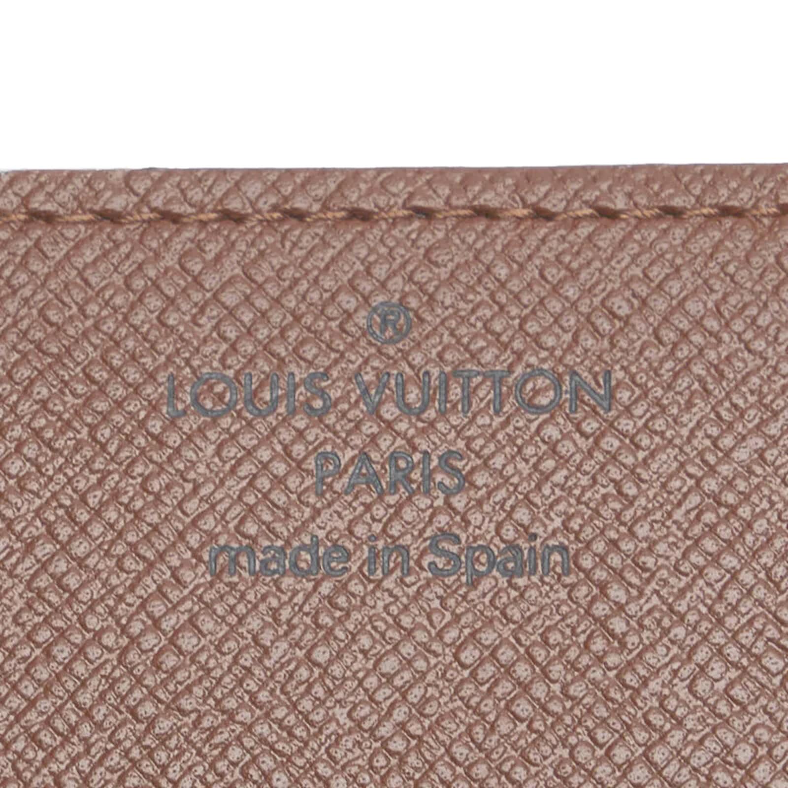 Louis Vuitton Monogram Card Case M63801 Brown Cloth ref.947943