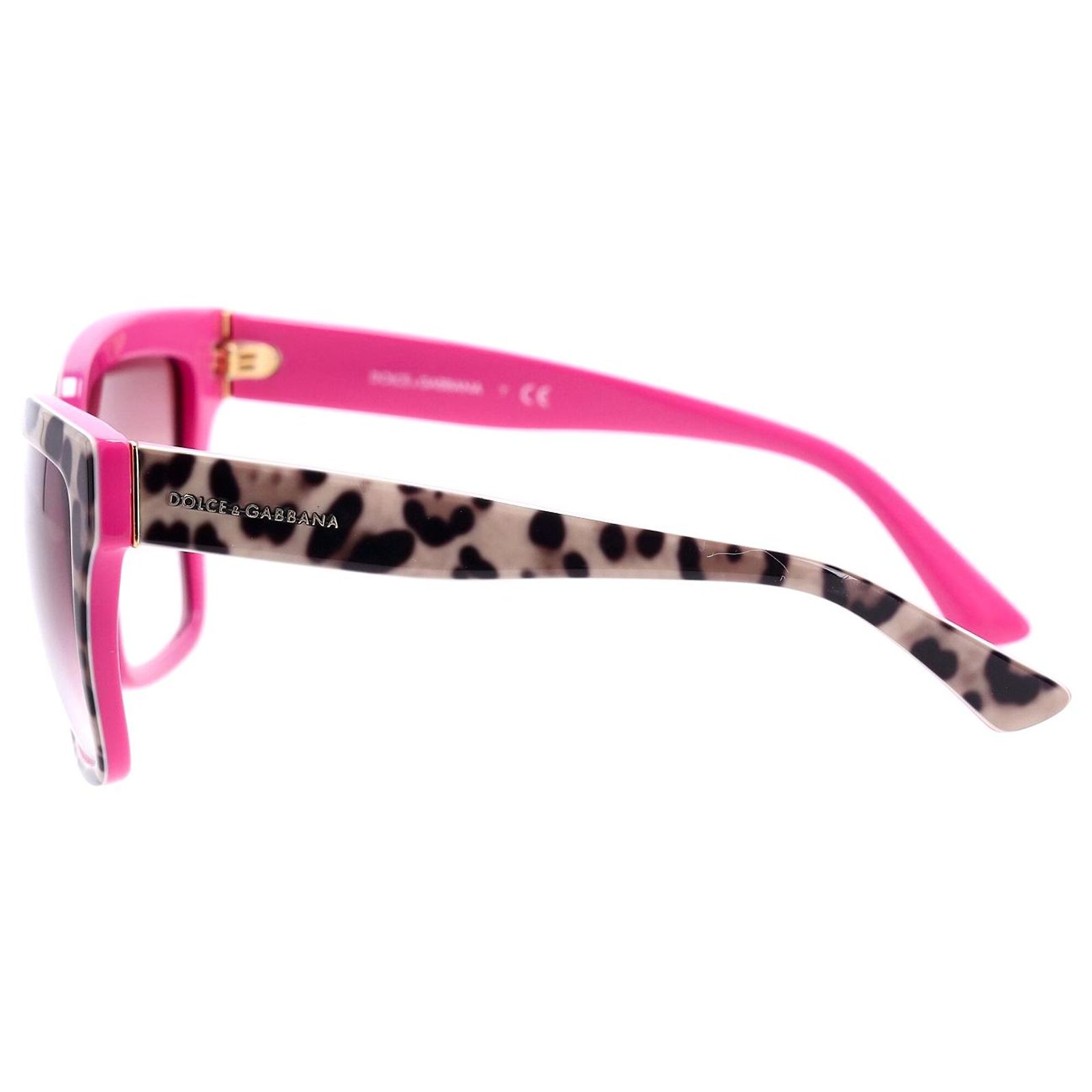 Dolce & Gabbana DG-4234 Leopard Print Square Sunglasses in  display picture 3