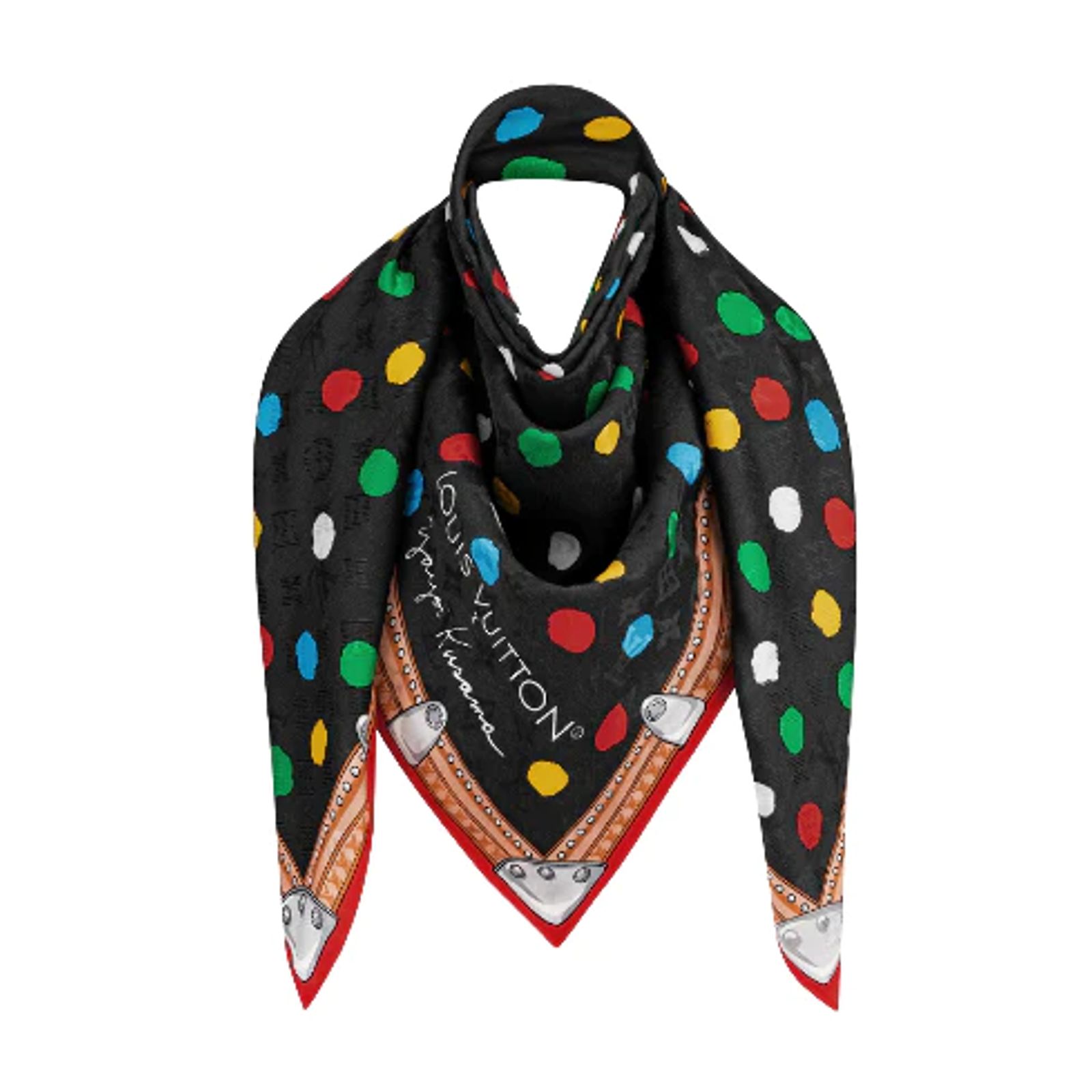 louis-vuitton-x-yayoi-kusama-scarves-t-silk-multiple-colors-ref-949729