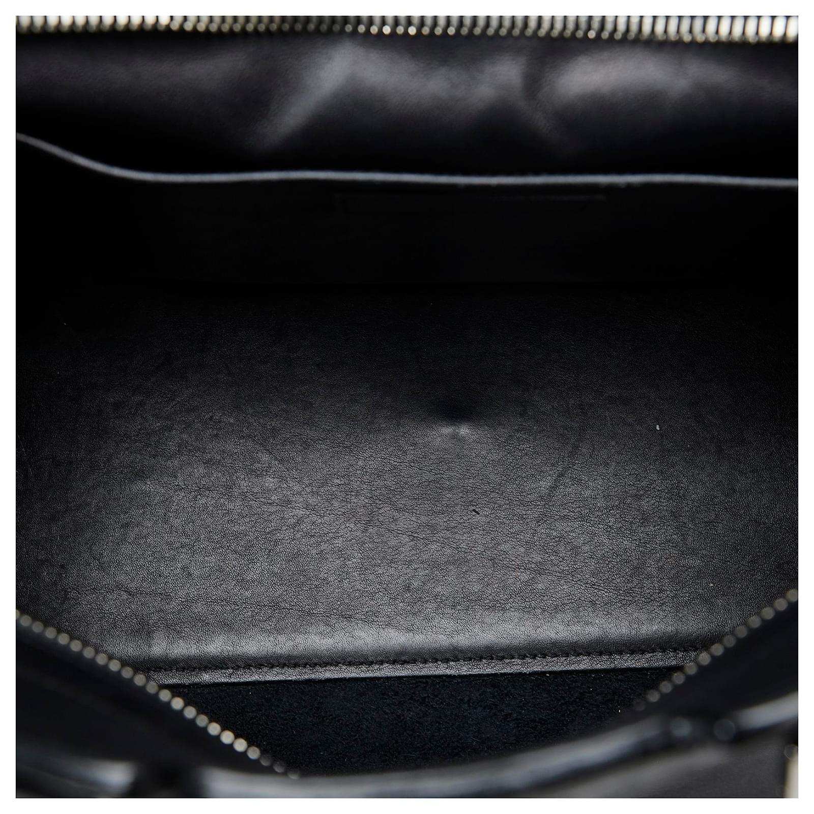 Saint Laurent Black Downtown Cabas Satchel Leather Pony-style calfskin  ref.950202 - Joli Closet