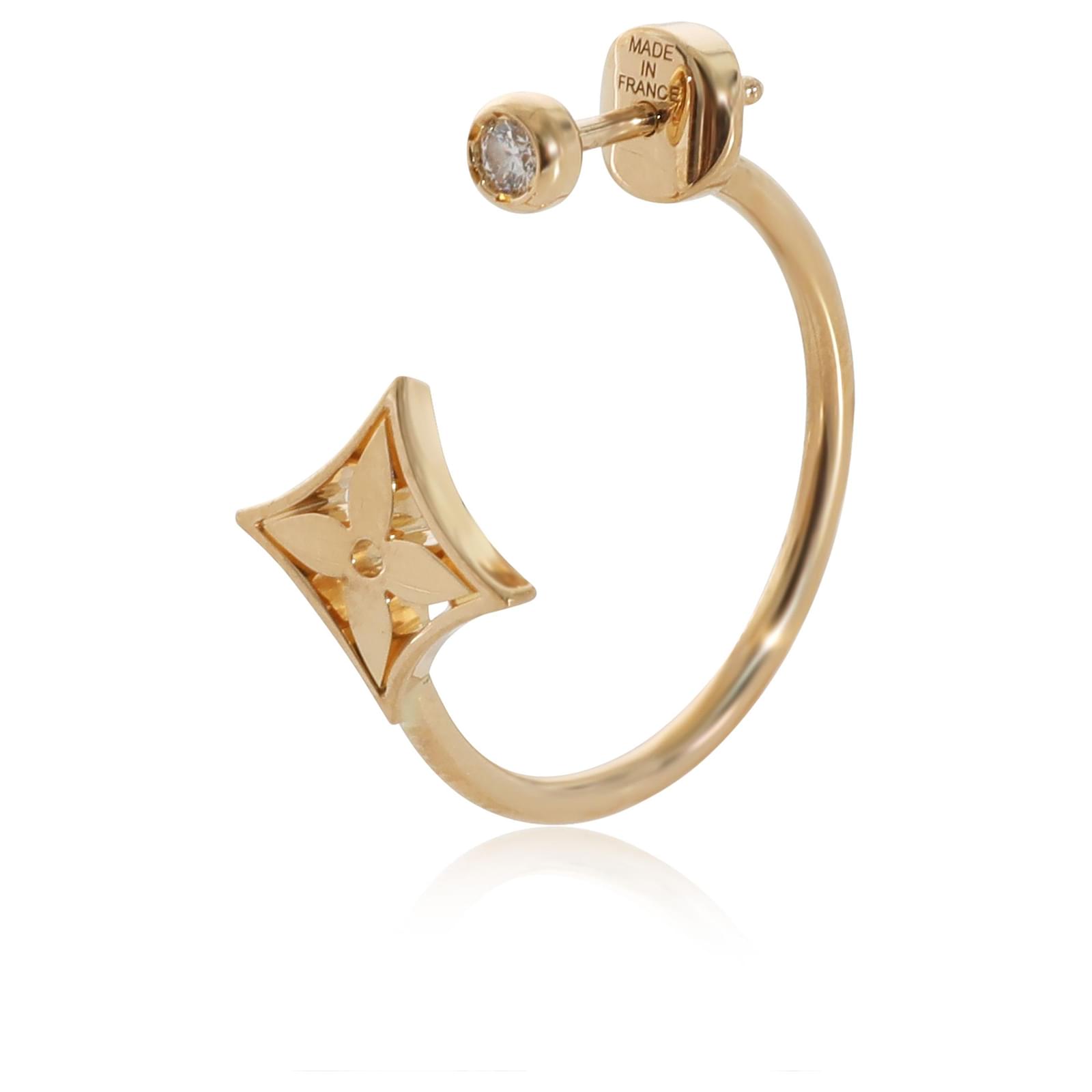 Louis Vuitton Aretes Idylle Blossom En Oro De 18kt Con Diamantes