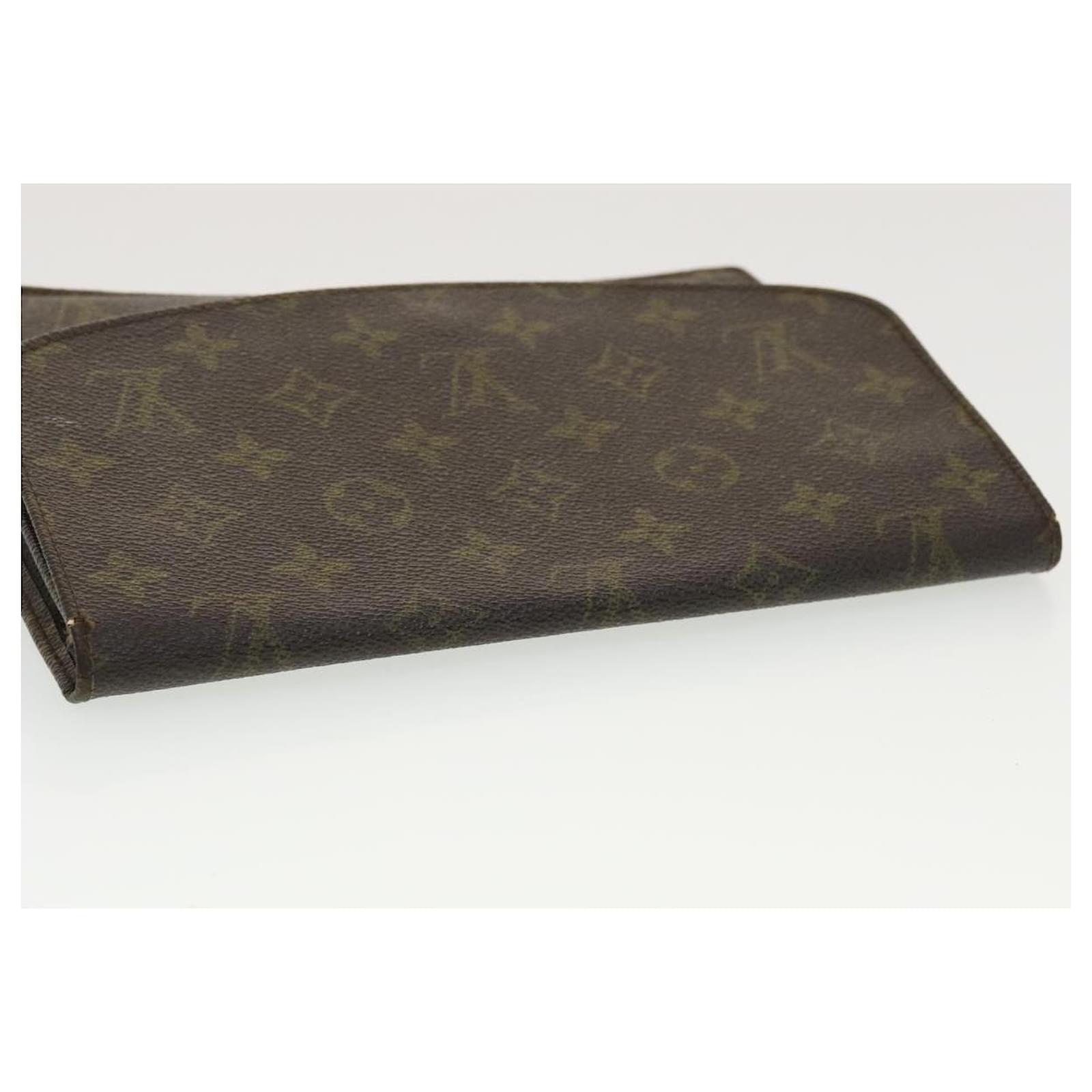 Louis Vuitton Monogram Pochette rabat 23 Clutch Bag M51931 LV Auth