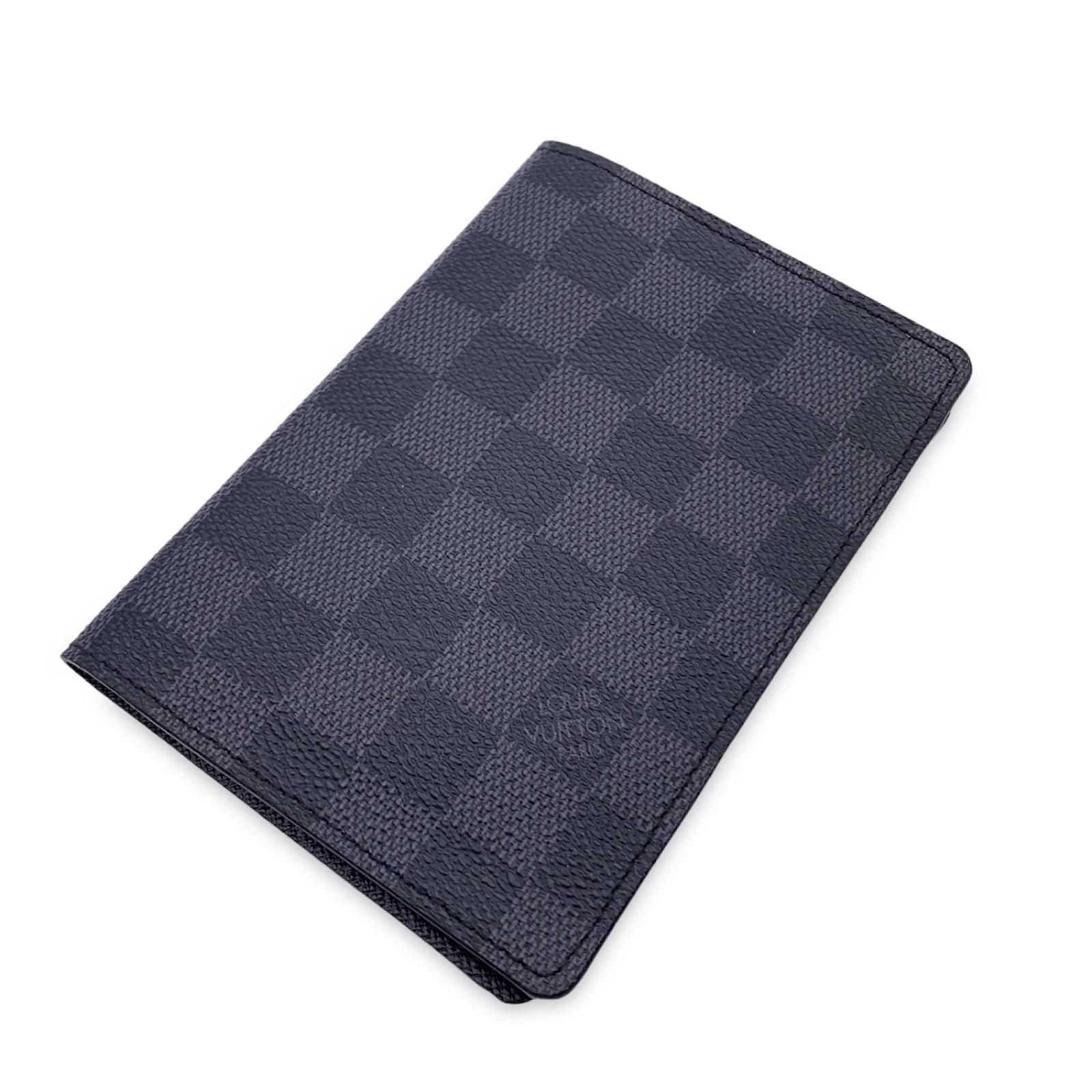 Louis Vuitton Passport Cover Graphite Damier Graphite