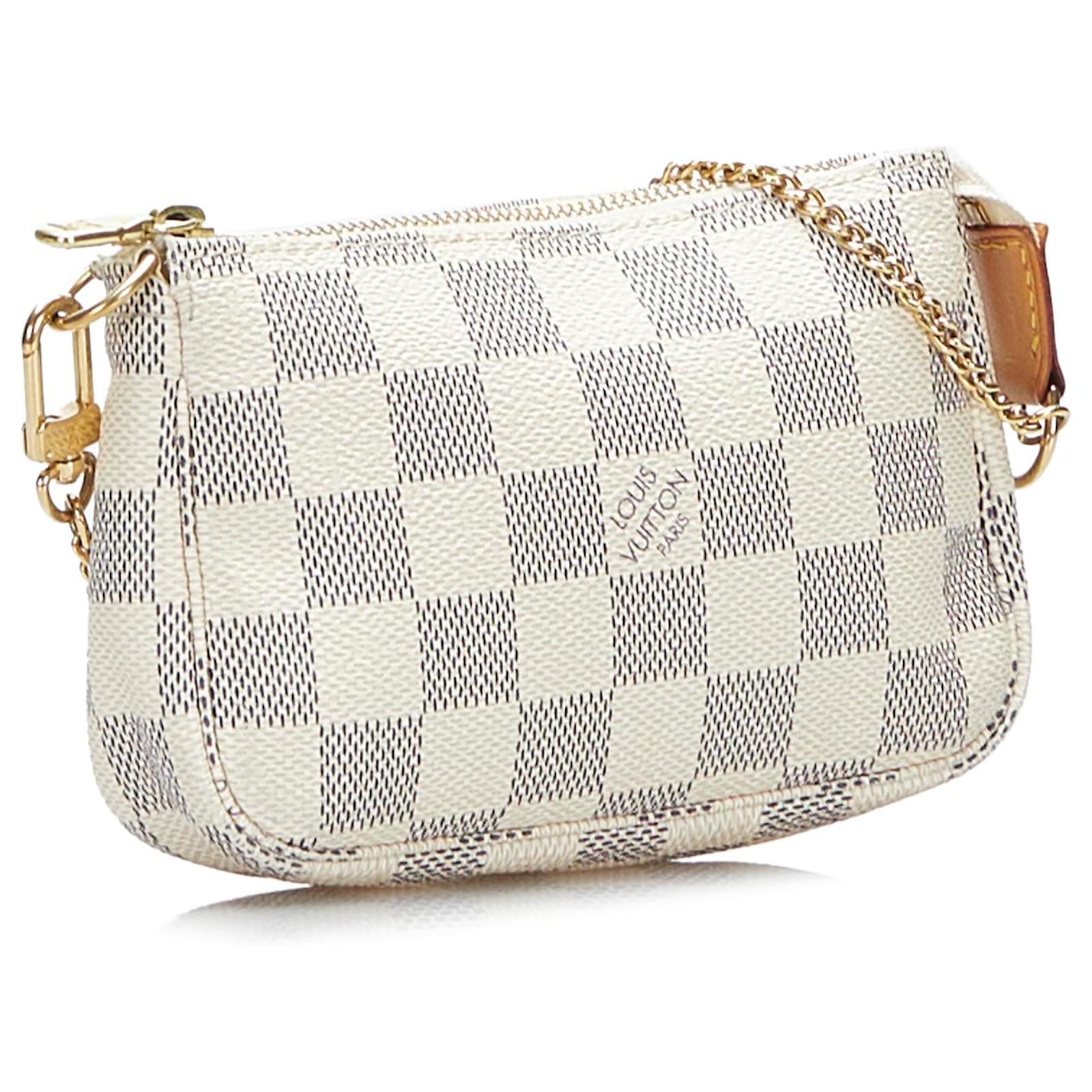 Louis Vuitton Pochette Damier Azur Mini White/Blue