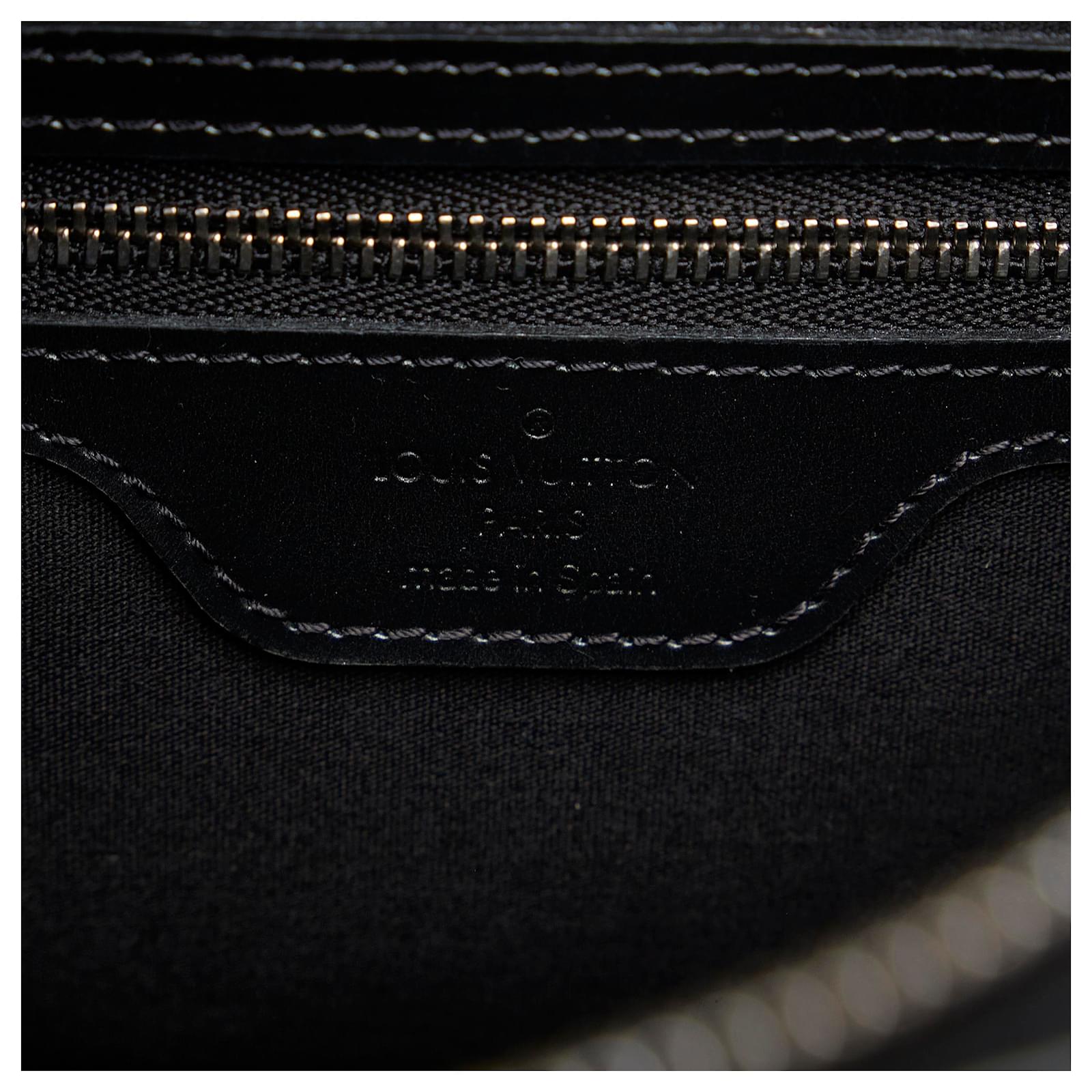 Louis Vuitton Monogram Mat Stockton M55112 Black Leather Pony-style  calfskin ref.944697 - Joli Closet