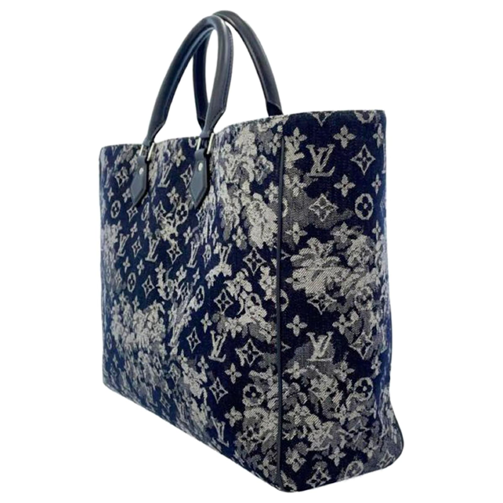 Louis Vuitton Blue Monogram Grand Sac Tapestry Cloth ref.951513 - Joli  Closet