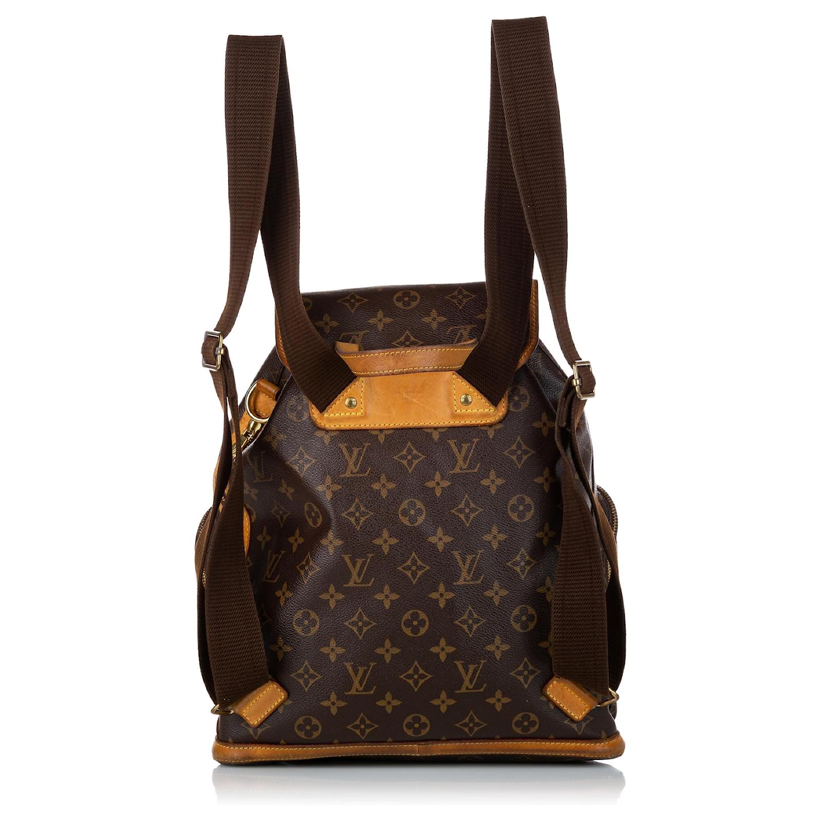 Louis Vuitton Brown Monogram Sac a Dos Bosphore Leather Cloth ref.951658 -  Joli Closet