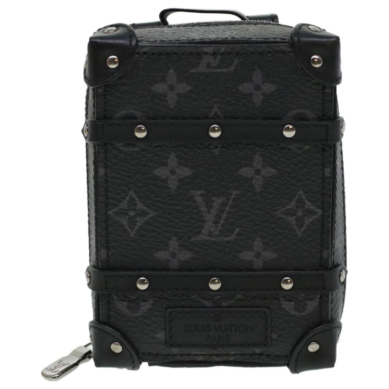 Louis Vuitton Monogram Eclipse Backpack Bag Charm - Black