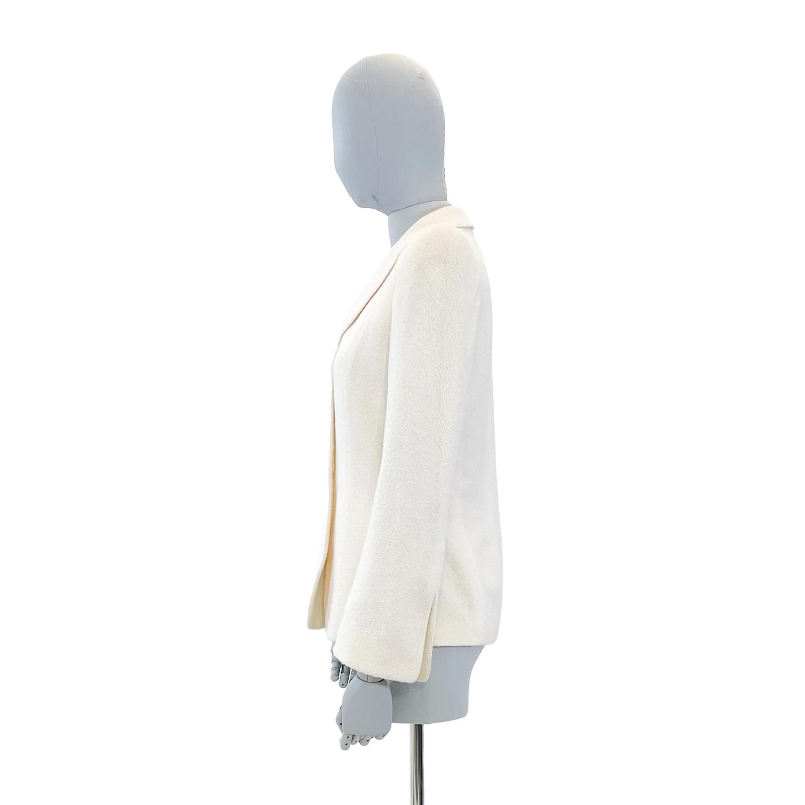 ESCADA フード付きジャケット 36 クリーム 952419-1.jpg