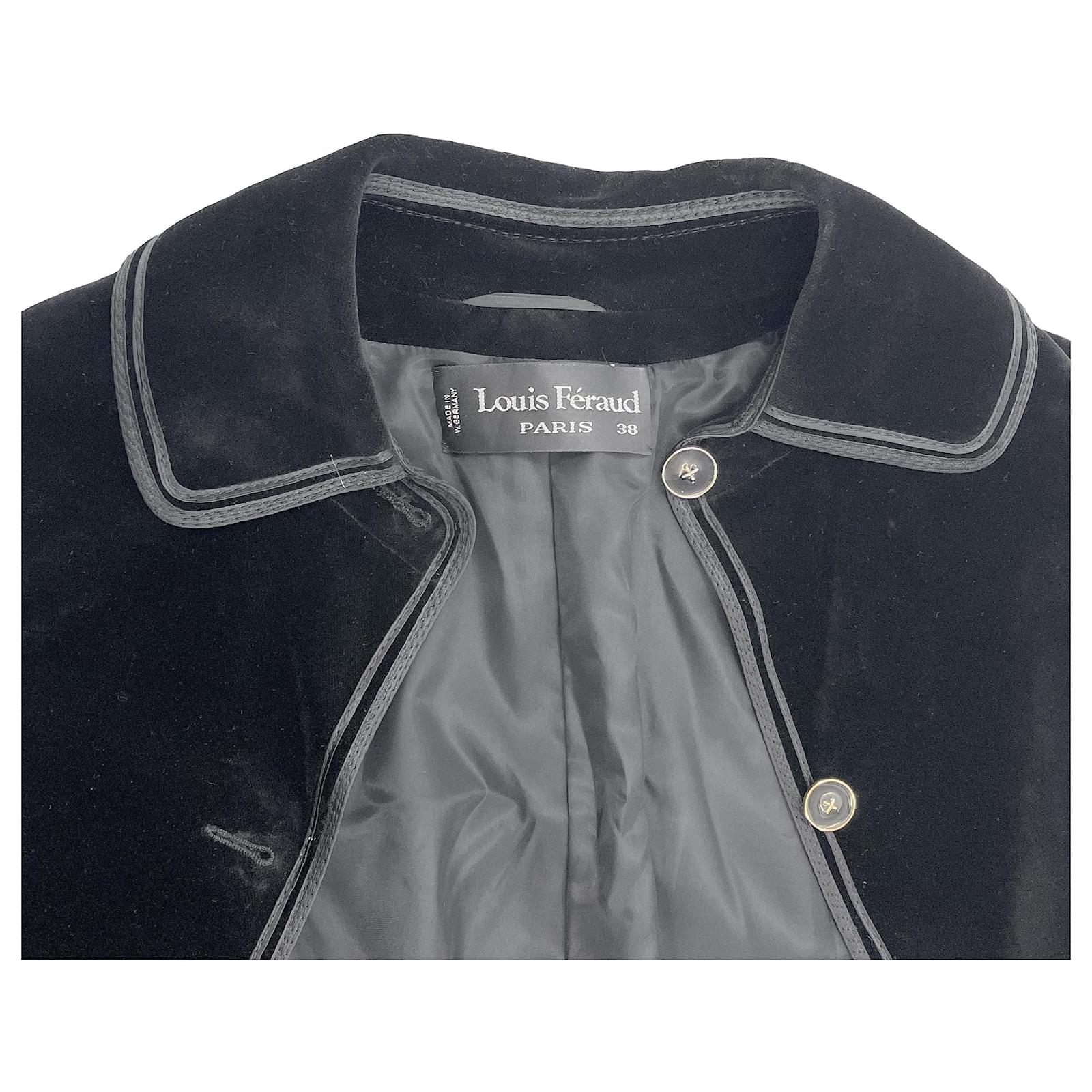 Louis Féraud LOUIS FERAUD Jackets FR 38 velvet Black ref