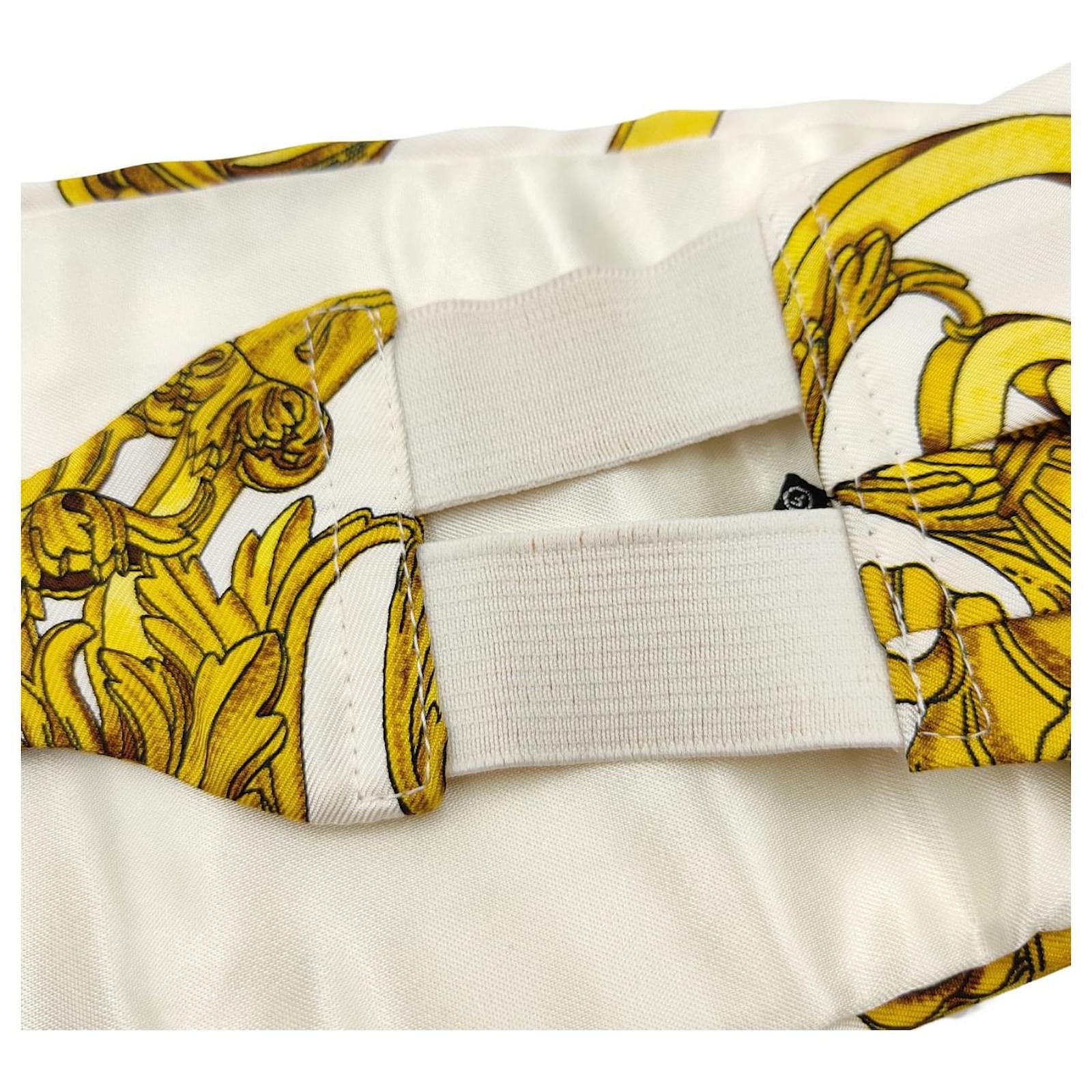 Hermès vintage cummerbund in silk Golden ref.952854 - Joli Closet