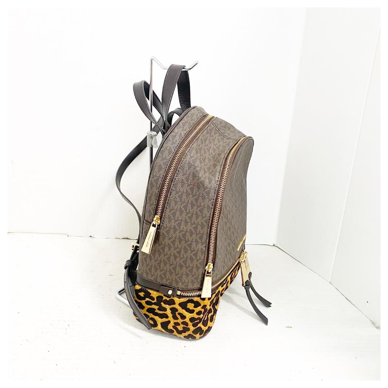 Mini Backpack Michael Kors Backpack Leopard Michael Kors Brown