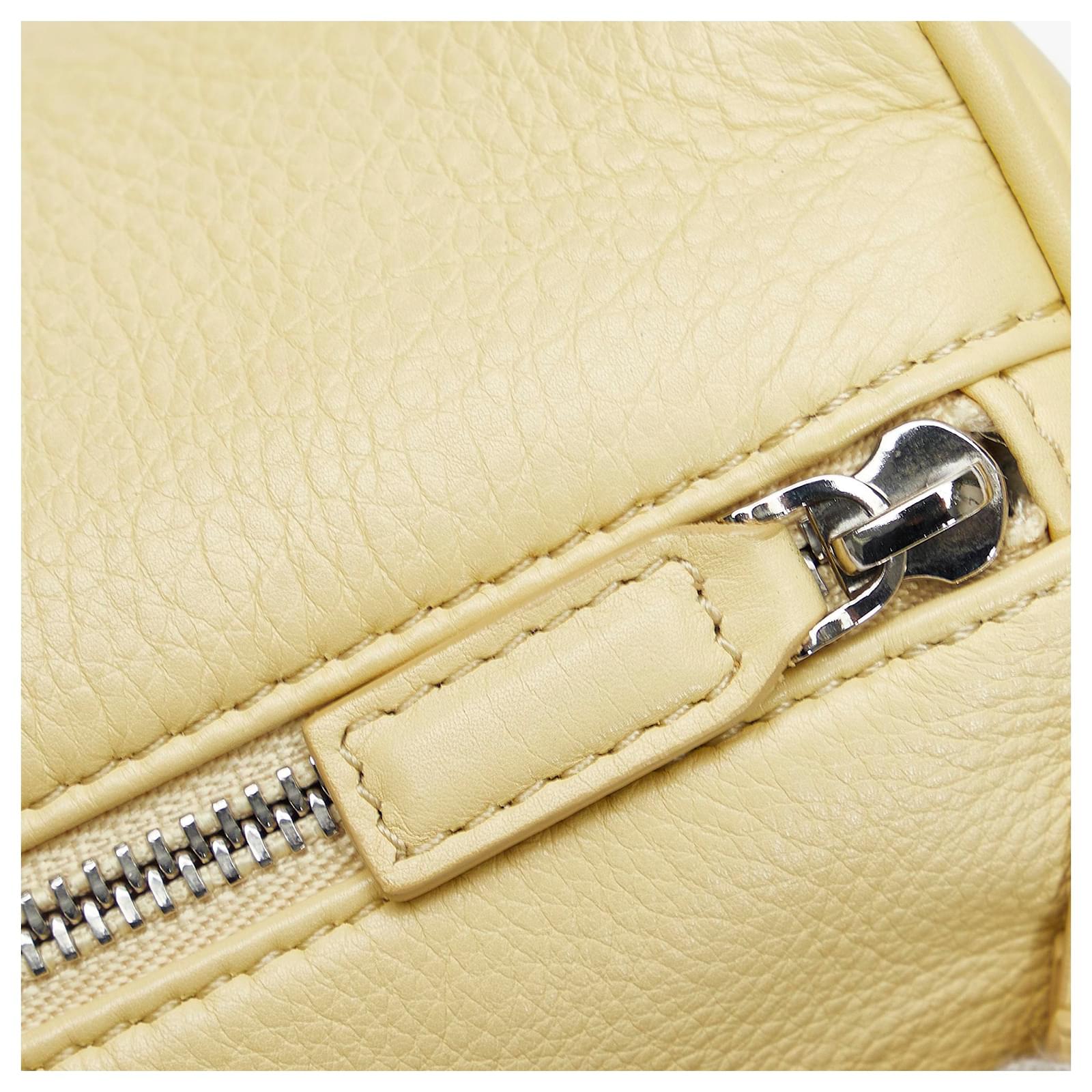 The Row Yellow 90s Leather Baguette Pony-style calfskin ref