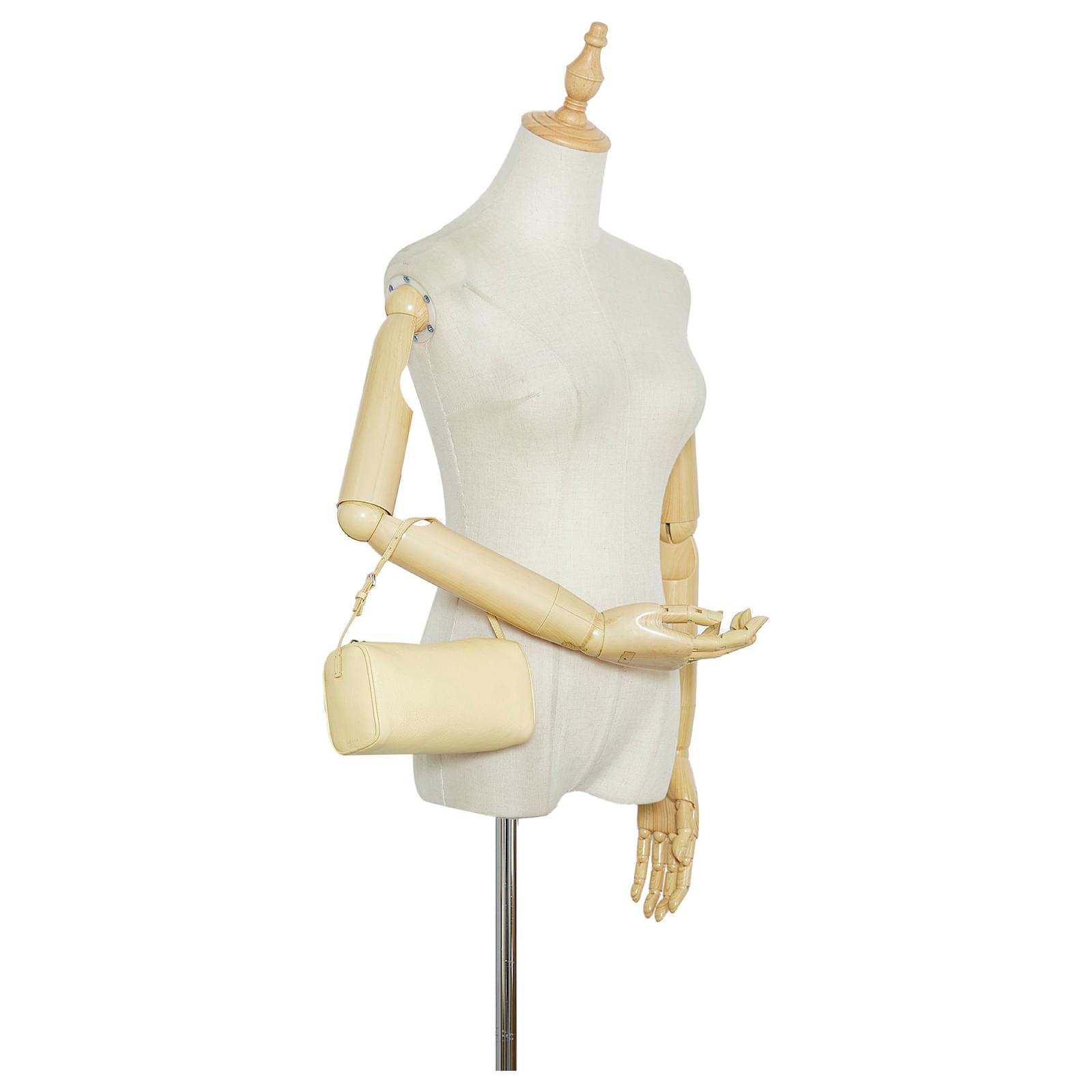 The Row Yellow 90s Leather Baguette Pony-style calfskin ref
