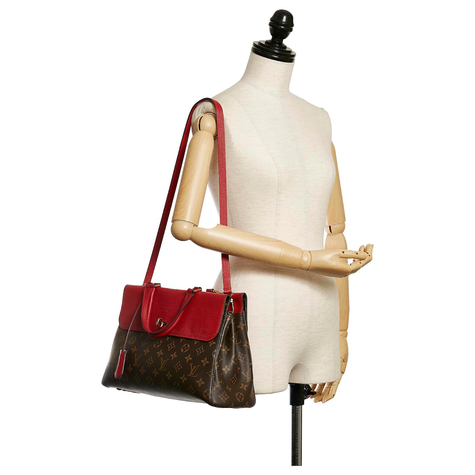 Louis Vuitton Brown Monogram Venus Red Cloth ref.953376 - Joli Closet