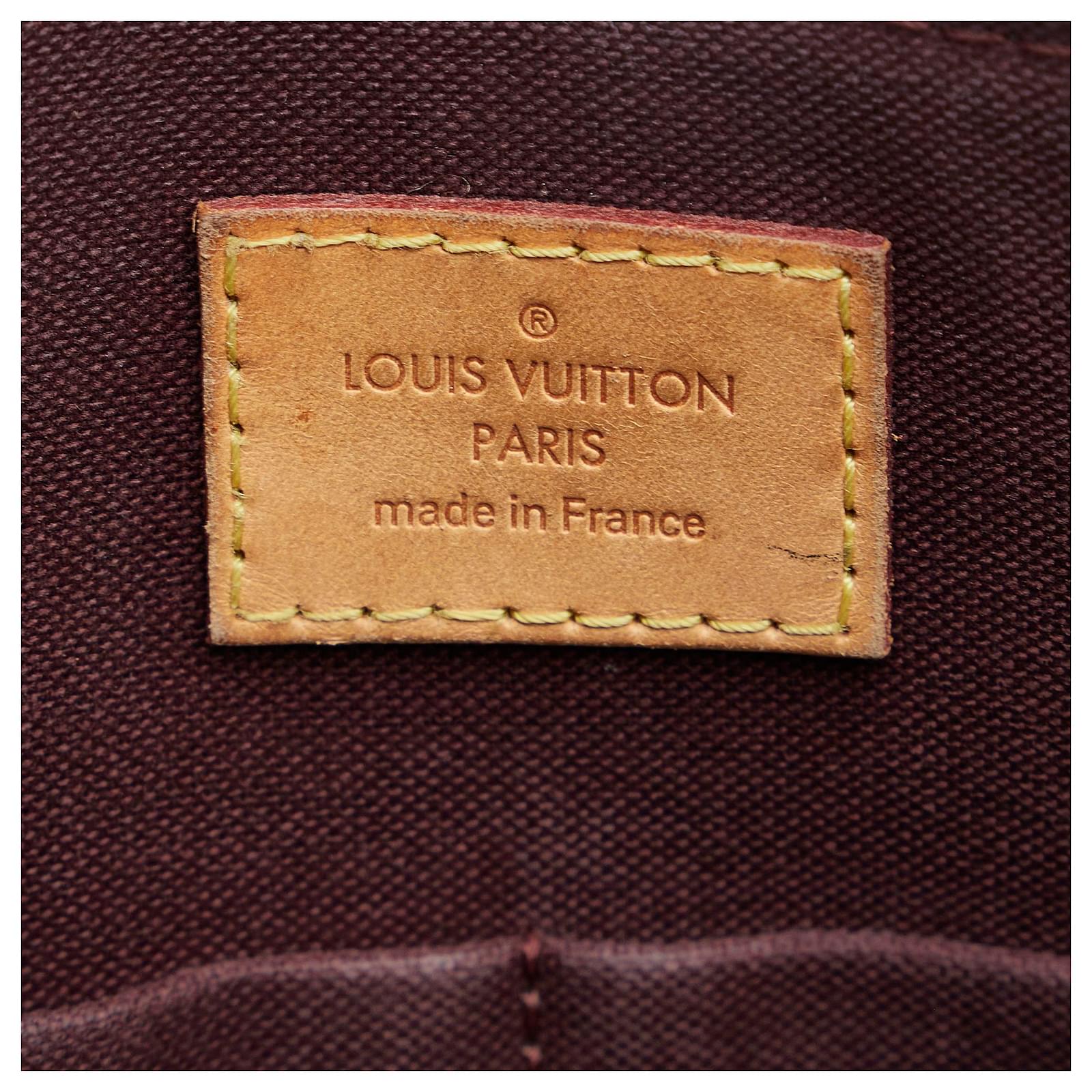 Louis Vuitton Brown Monogram Turenne PM Leather Cloth ref.953392 - Joli  Closet