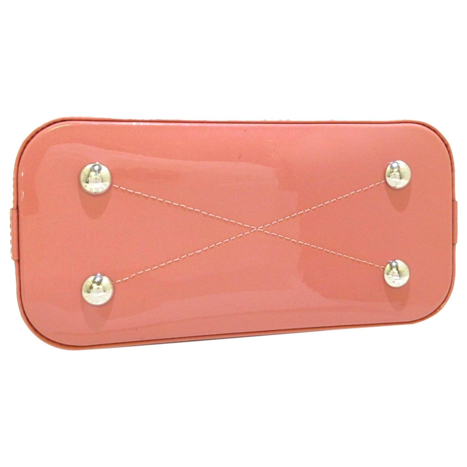 Louis Vuitton Pink Vernis Miroir Alma BB Leather Patent leather ref.953429  - Joli Closet