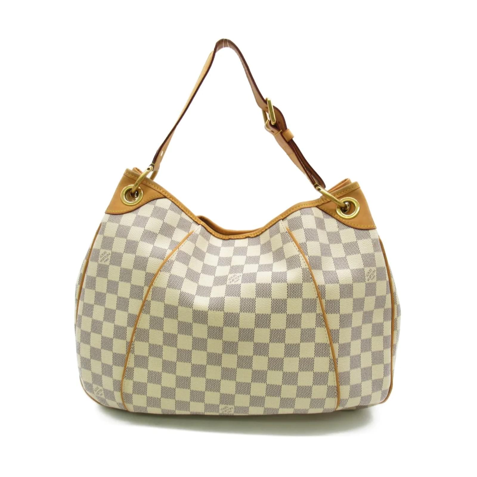 LOUIS VUITTON Damier Azur Galliera PM Shoulder Bag N55215 LV Auth