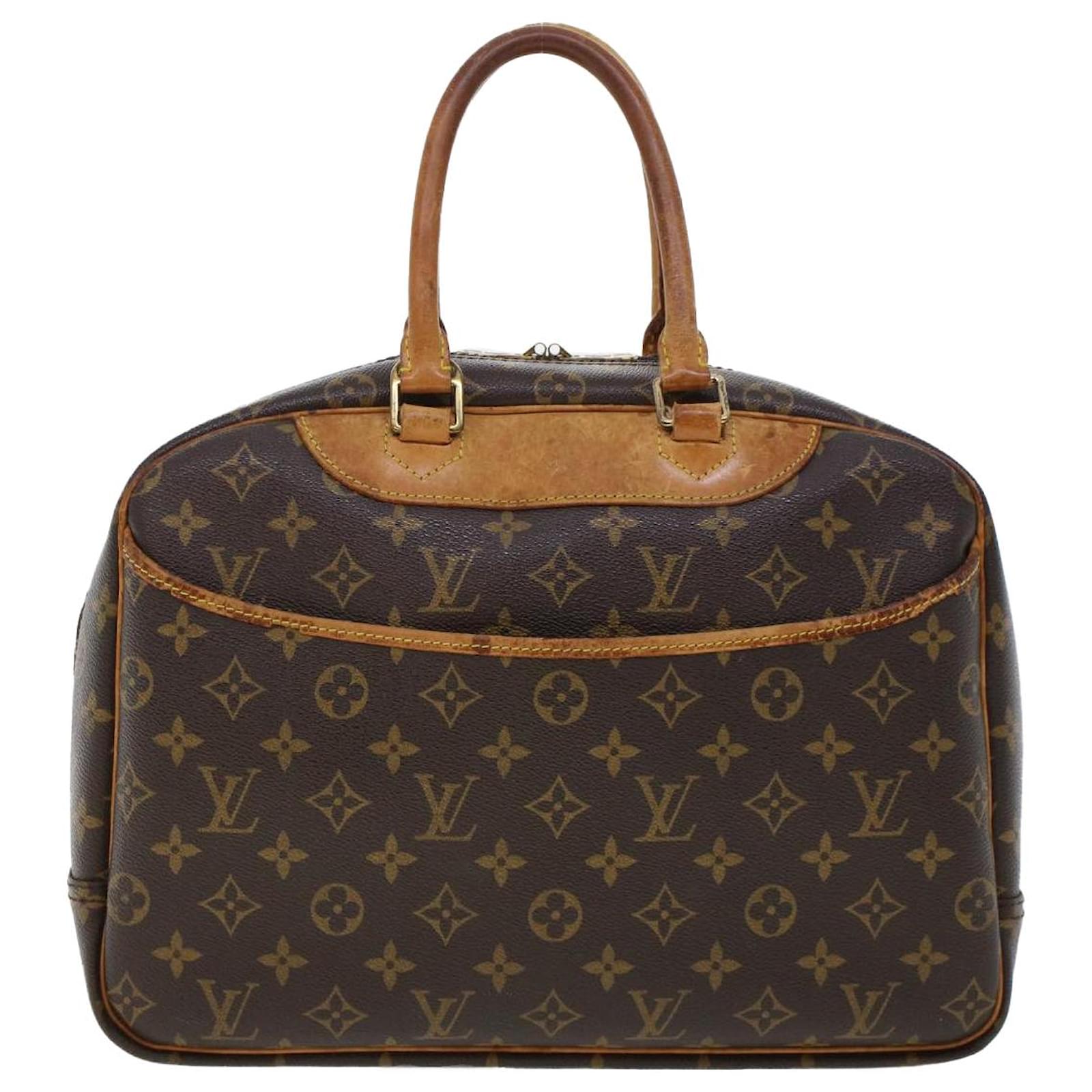 LOUIS VUITTON Monogram Deauville Boston Travel HandBag