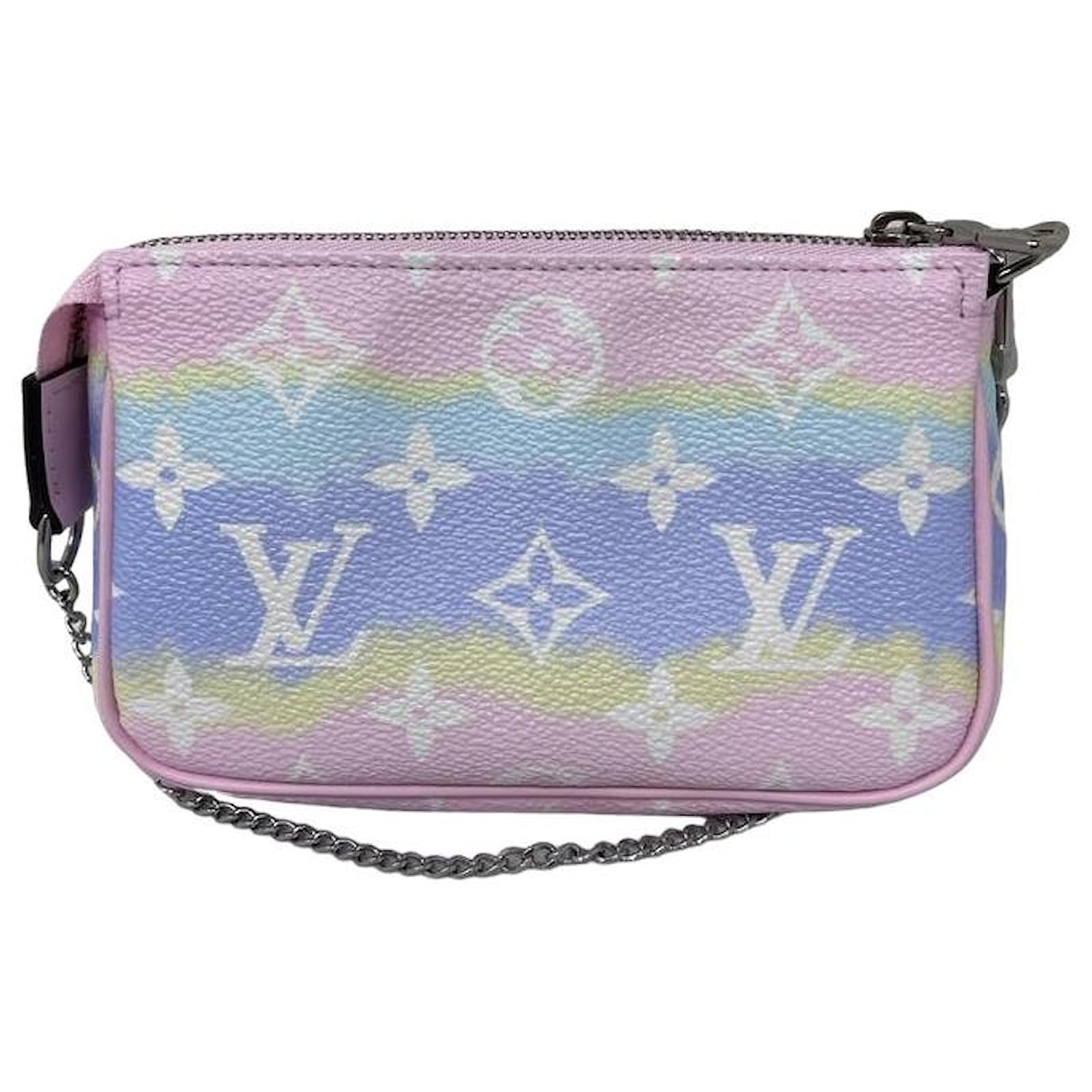 Louis Vuitton 2020 Pre-Owned Monogram Escale Mini Pochette Accessoires  Handbag - Blue for Women