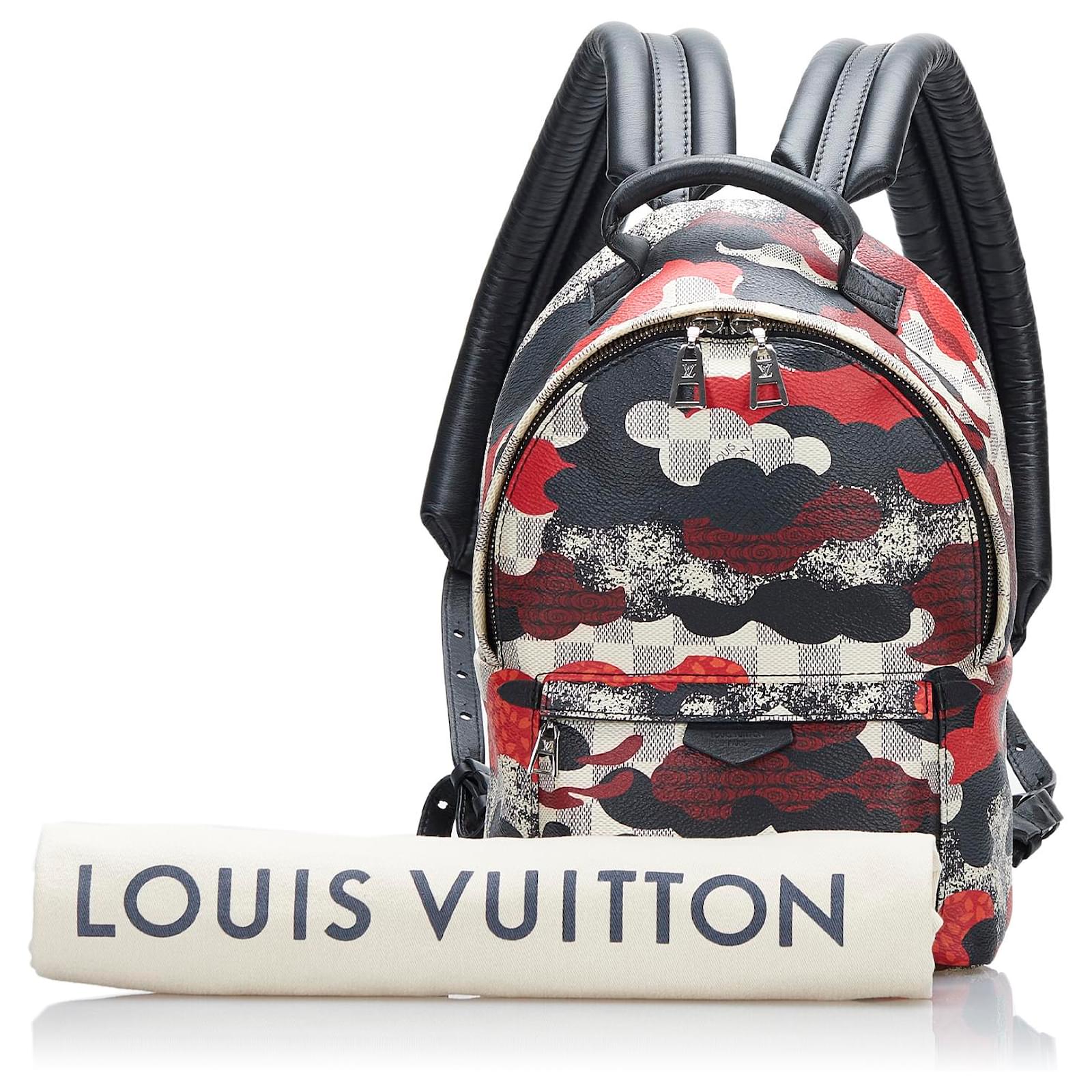 Louis Vuitton Damier Azur Patchwork Waves Palm Springs PM Backpack