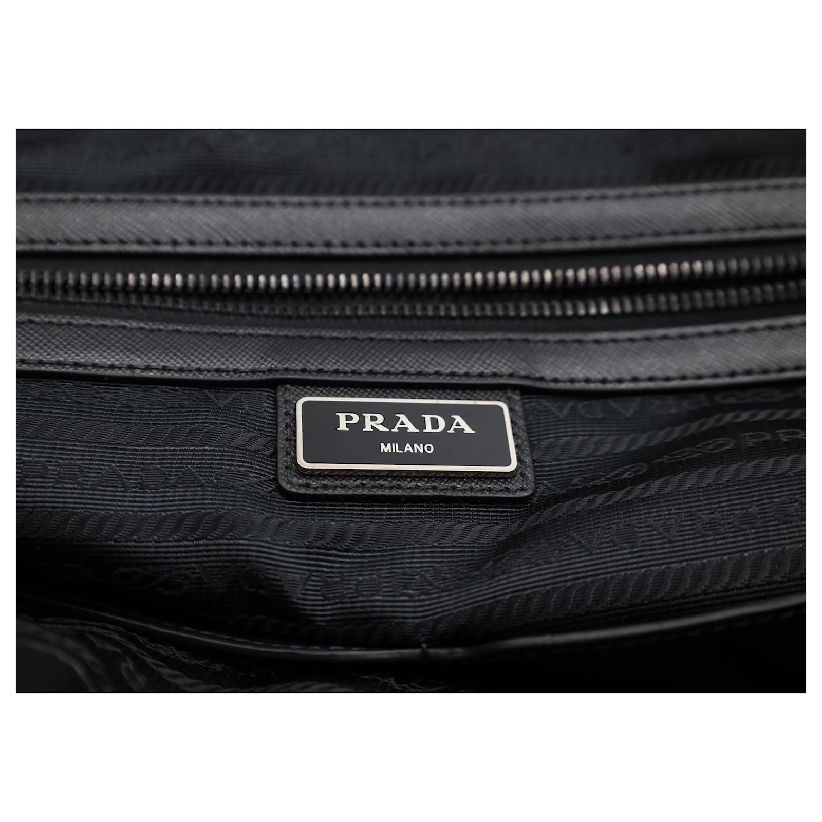 Prada Tessuto City Tote Bag in Black Nylon ref.954955 - Joli Closet